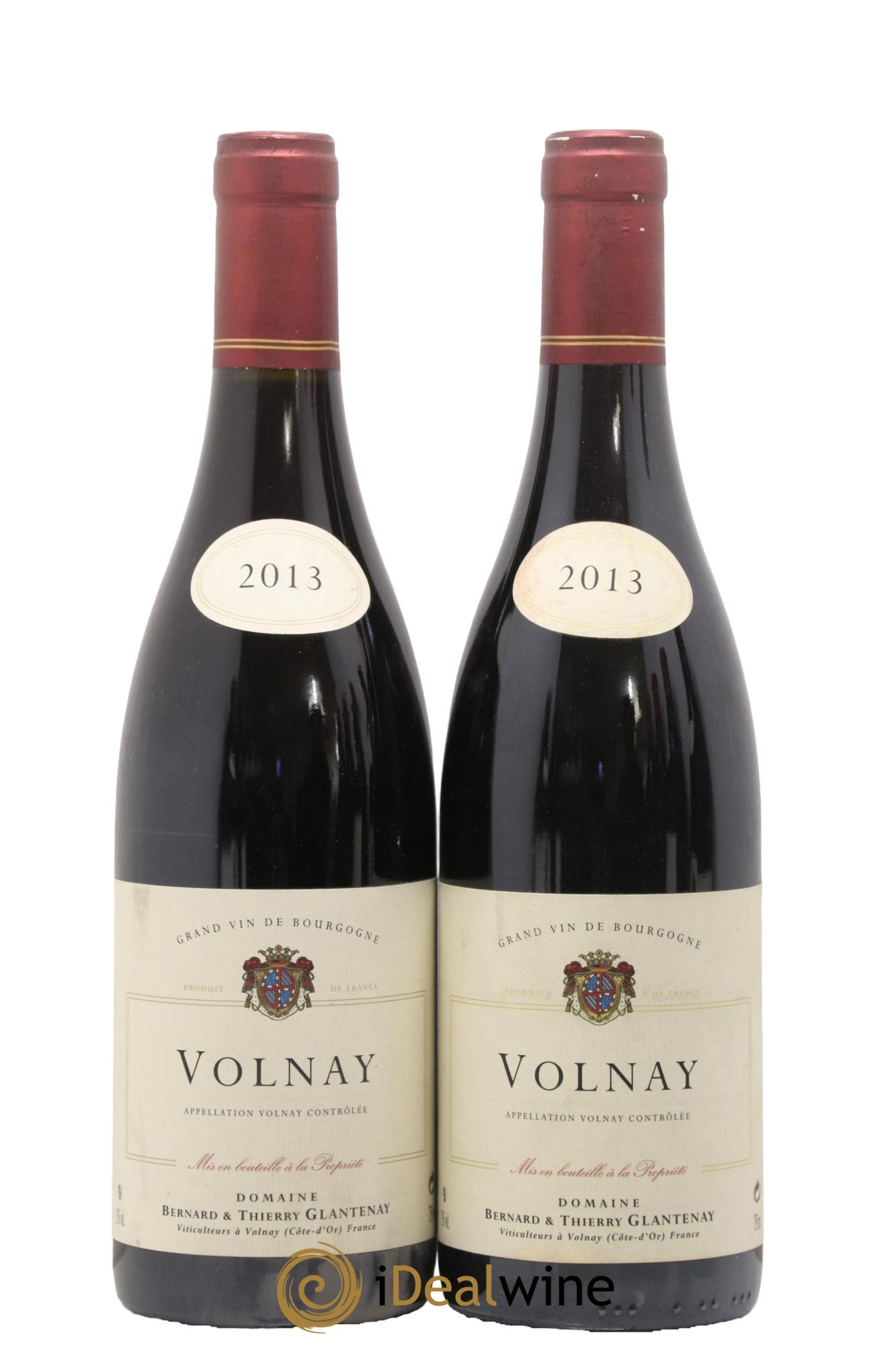Volnay Bernard et Thierry Glantenay (Domaine) 2013 - Lot de 2 bouteilles - 0