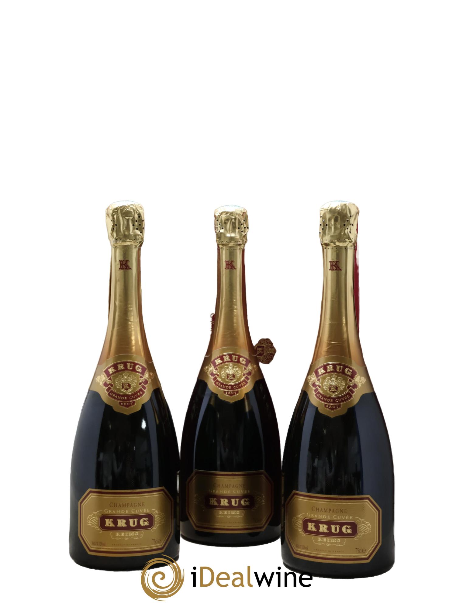 Grande Cuvée Brut Krug - Lot of 3 bottles - 1