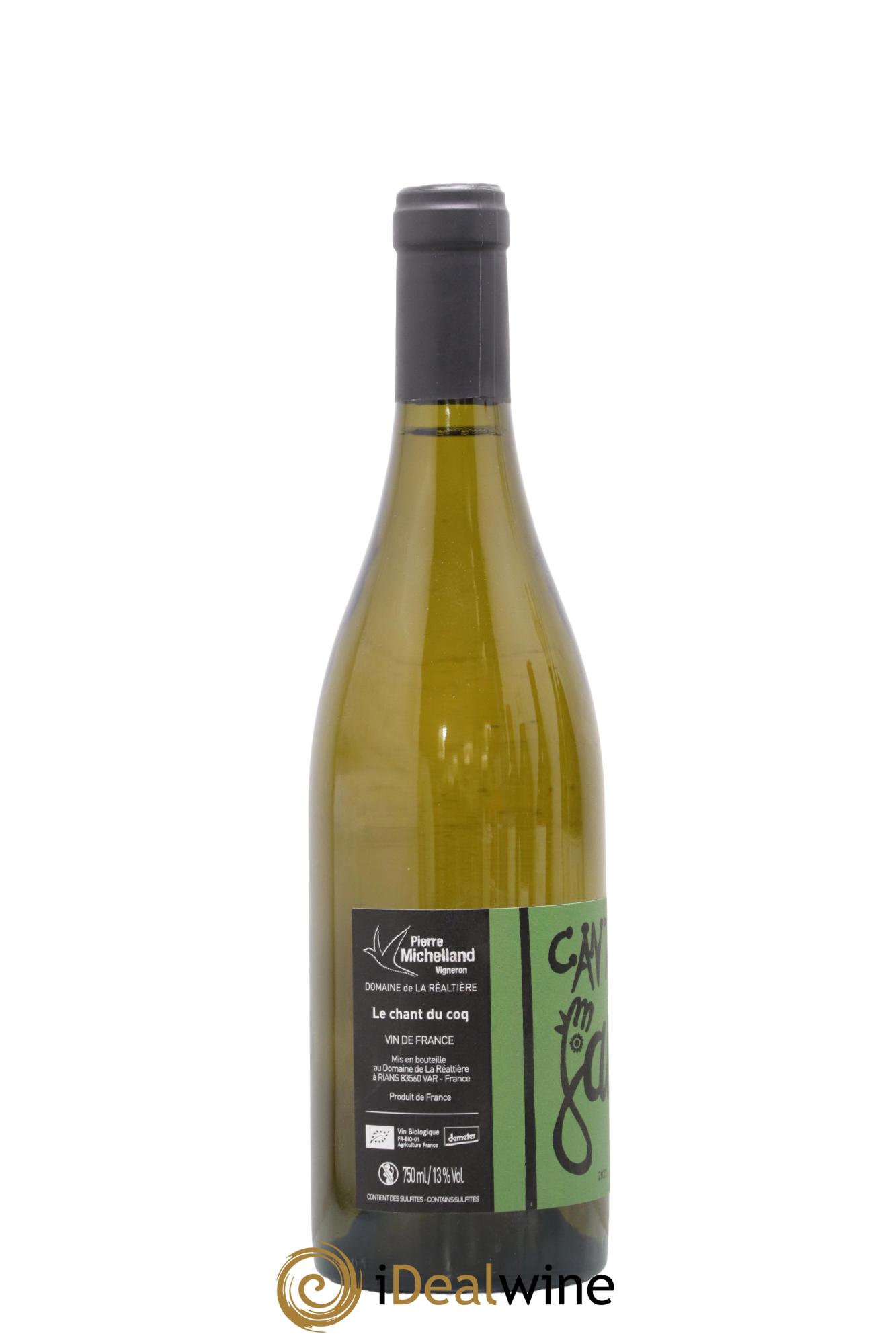 Vin de France Le Chant du Coq Domaine de la Réaltière 2022 - Lotto di 1 bottiglia - 1
