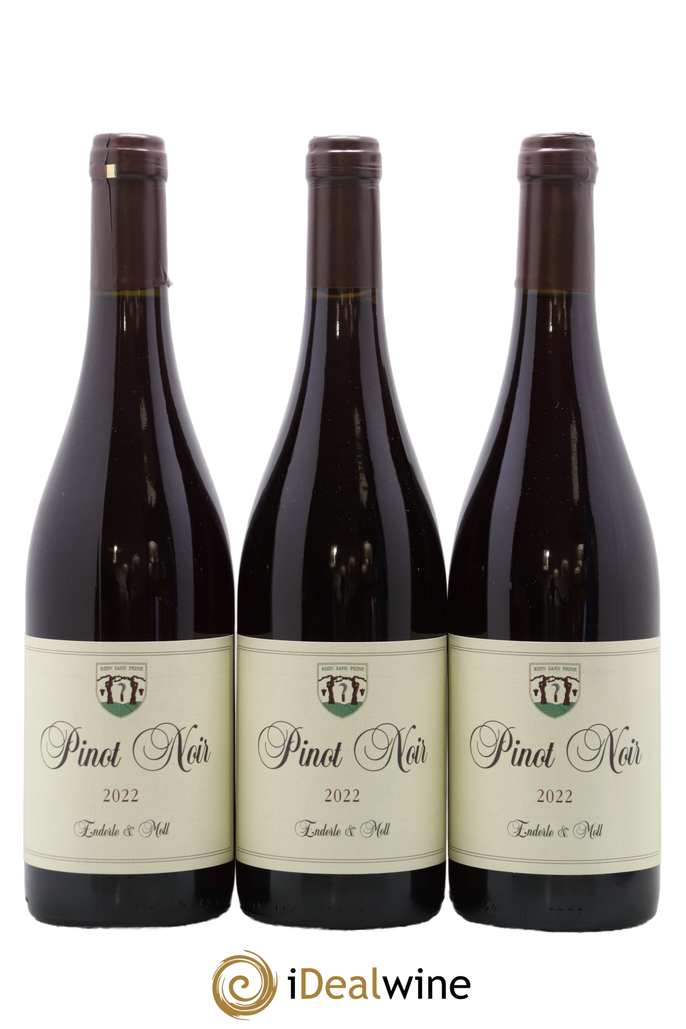 Allemagne Landwein Oberrhein pinot noir Enderle Und Moll 2022 - Lot of 3 bottles - 0