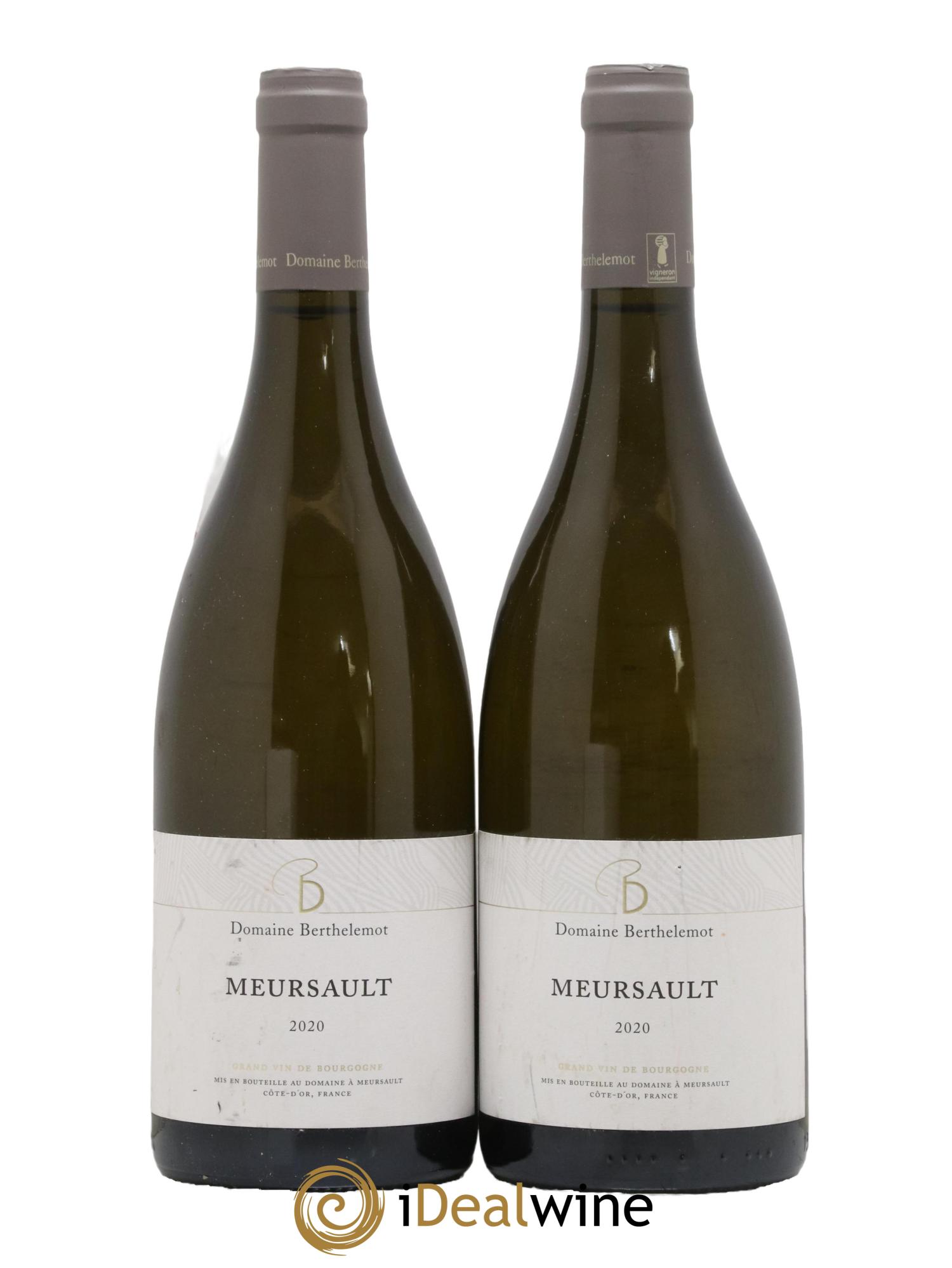 Meursault Domaine Berthelemot 2020 - Lot de 2 bouteilles - 0