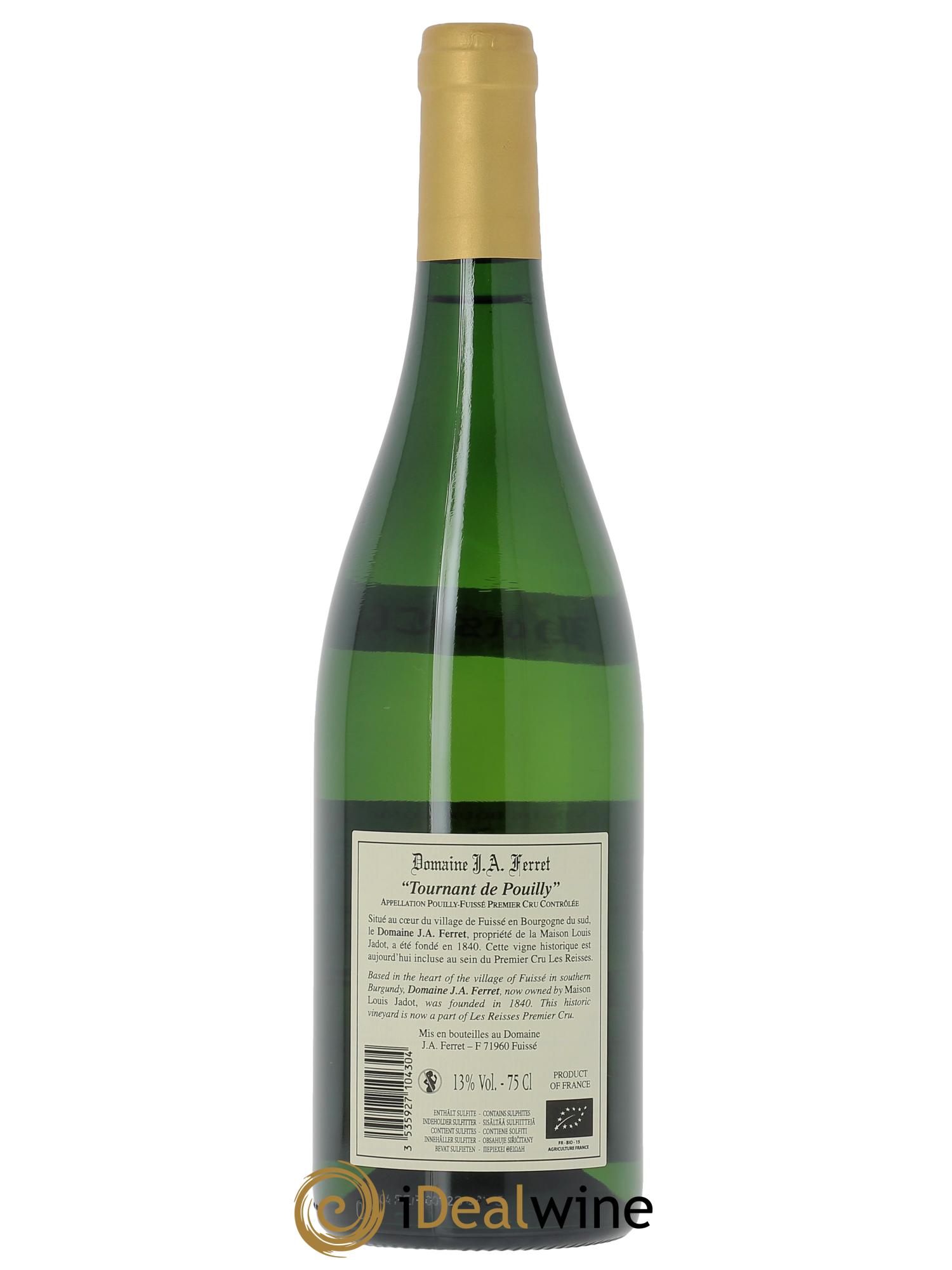 Pouilly-Fuissé 1er Cru Hors Classe Tournant de Pouilly J.A. Ferret (Domaine) 2023 - Lotto di 1 bottiglia - 1