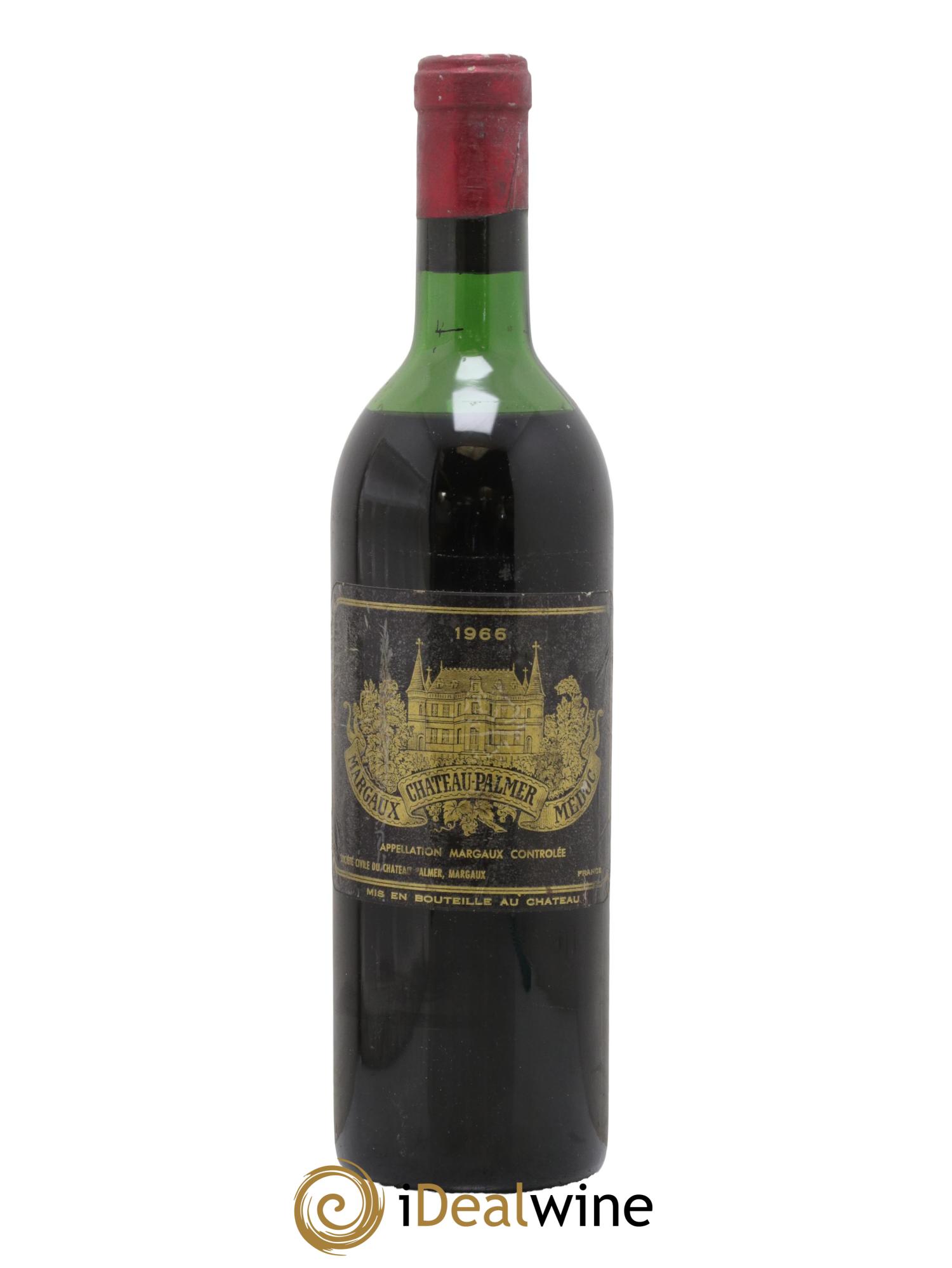 Château Palmer 3ème Grand Cru Classé 1966 - Lotto di 1 bottiglia - 0