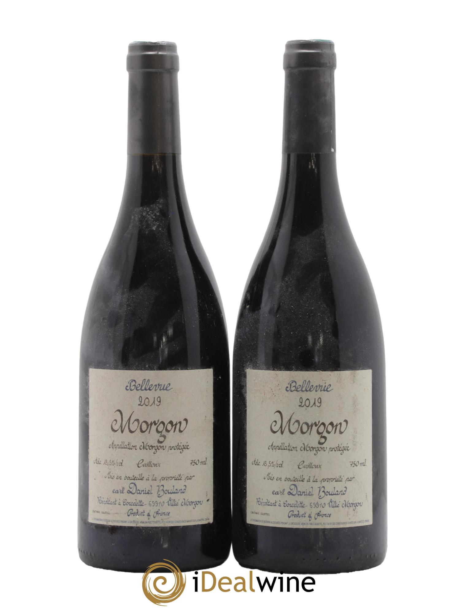 Morgon Bellevue Cailloux Daniel Bouland (Domaine) 2019 - Lot de 2 bouteilles - 0