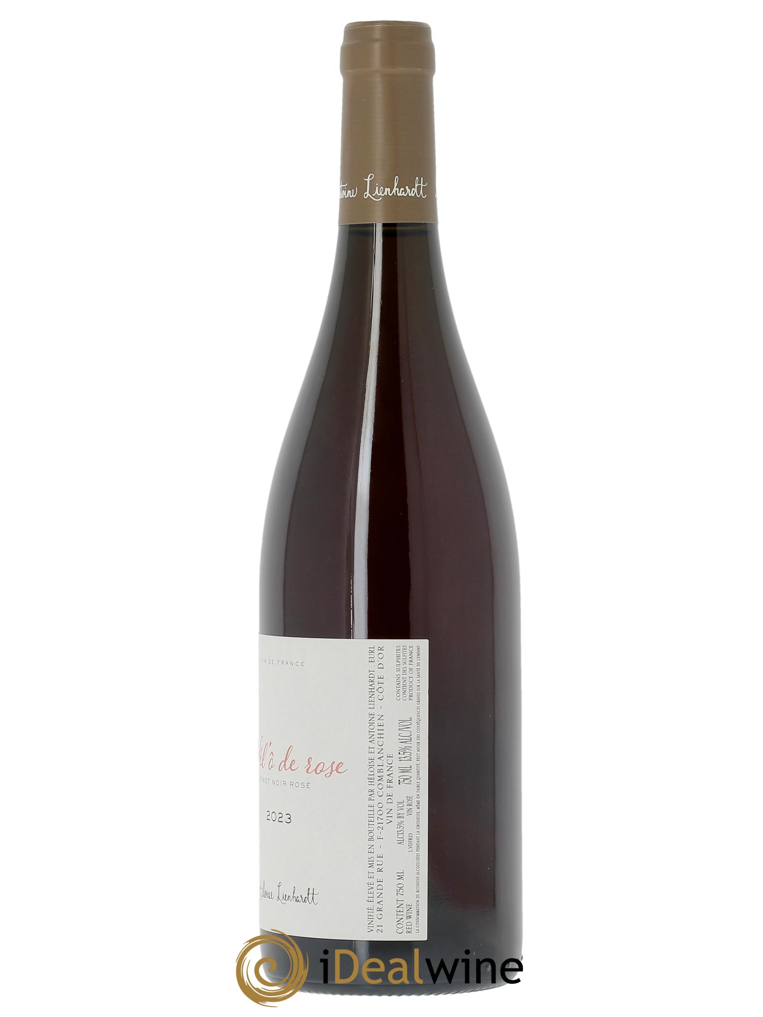 Vin de France Pinot Noir Antoine Lienhardt 2023 - Lot de 1 bouteille - 1