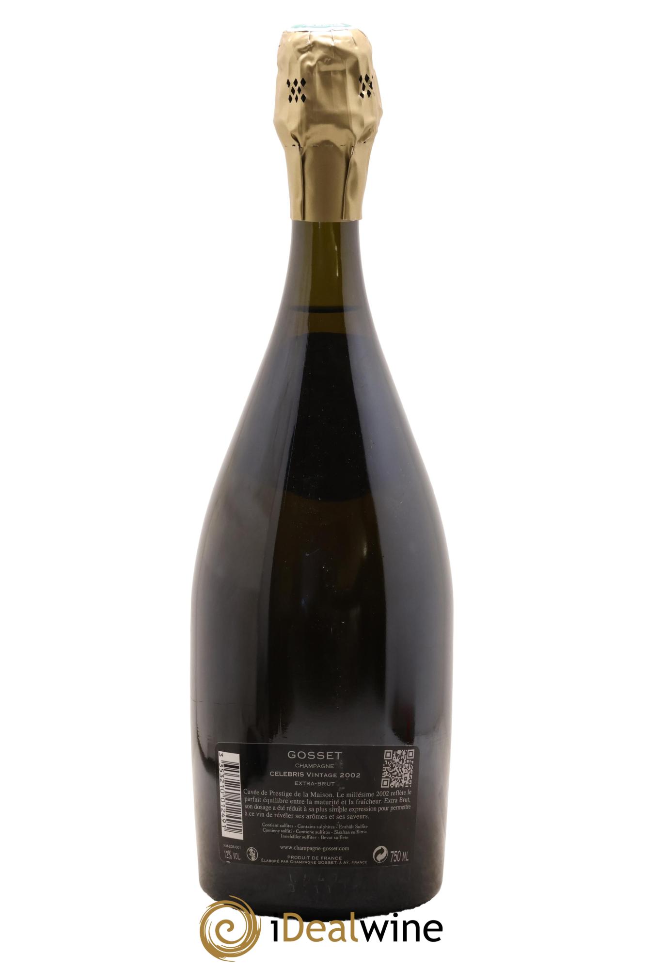 Celebris Gosset 2002 - Lot de 1 bouteille - 1