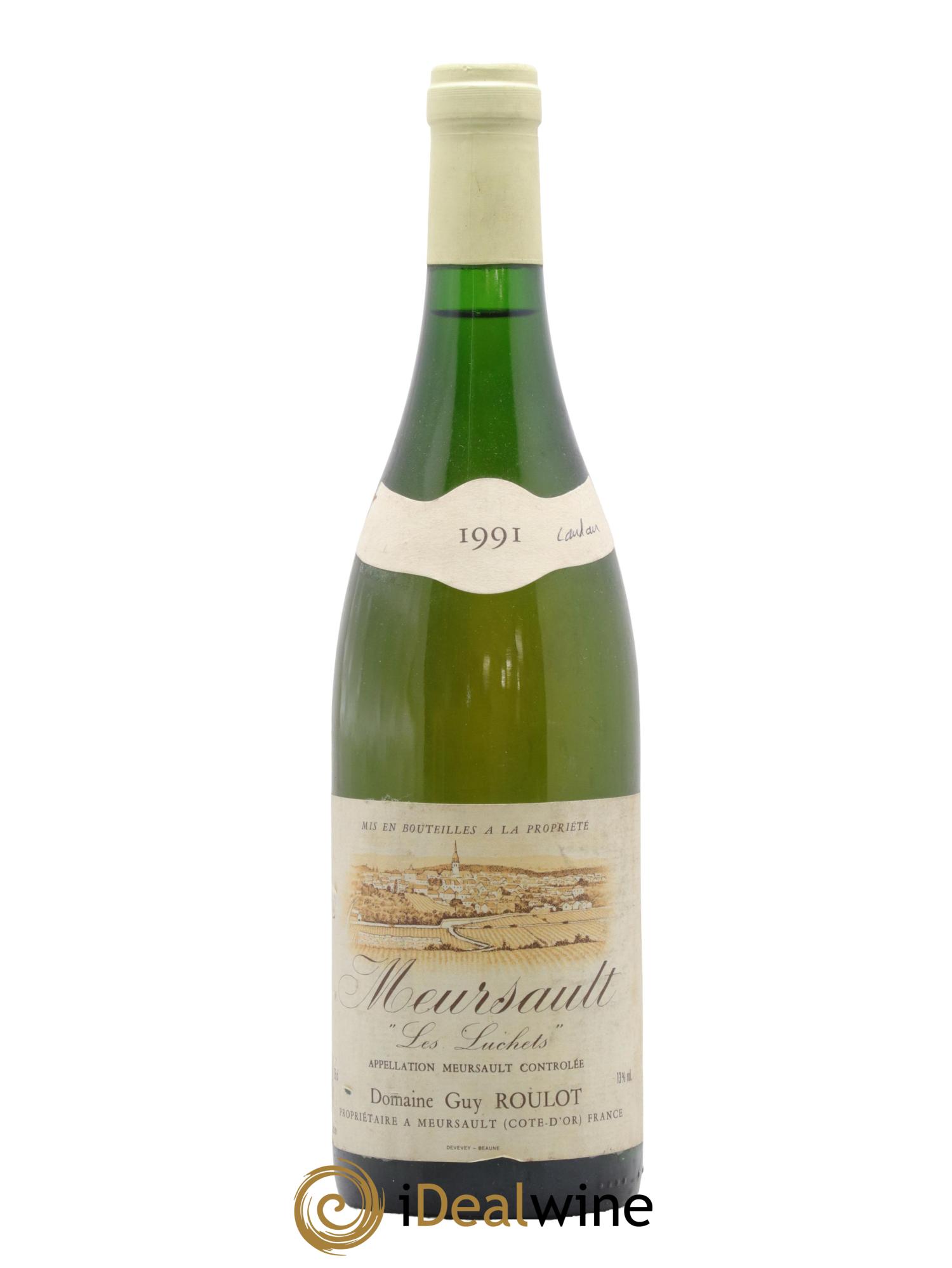 Meursault Luchets Roulot (Domaine) 1991 - Lot de 1 bouteille - 0