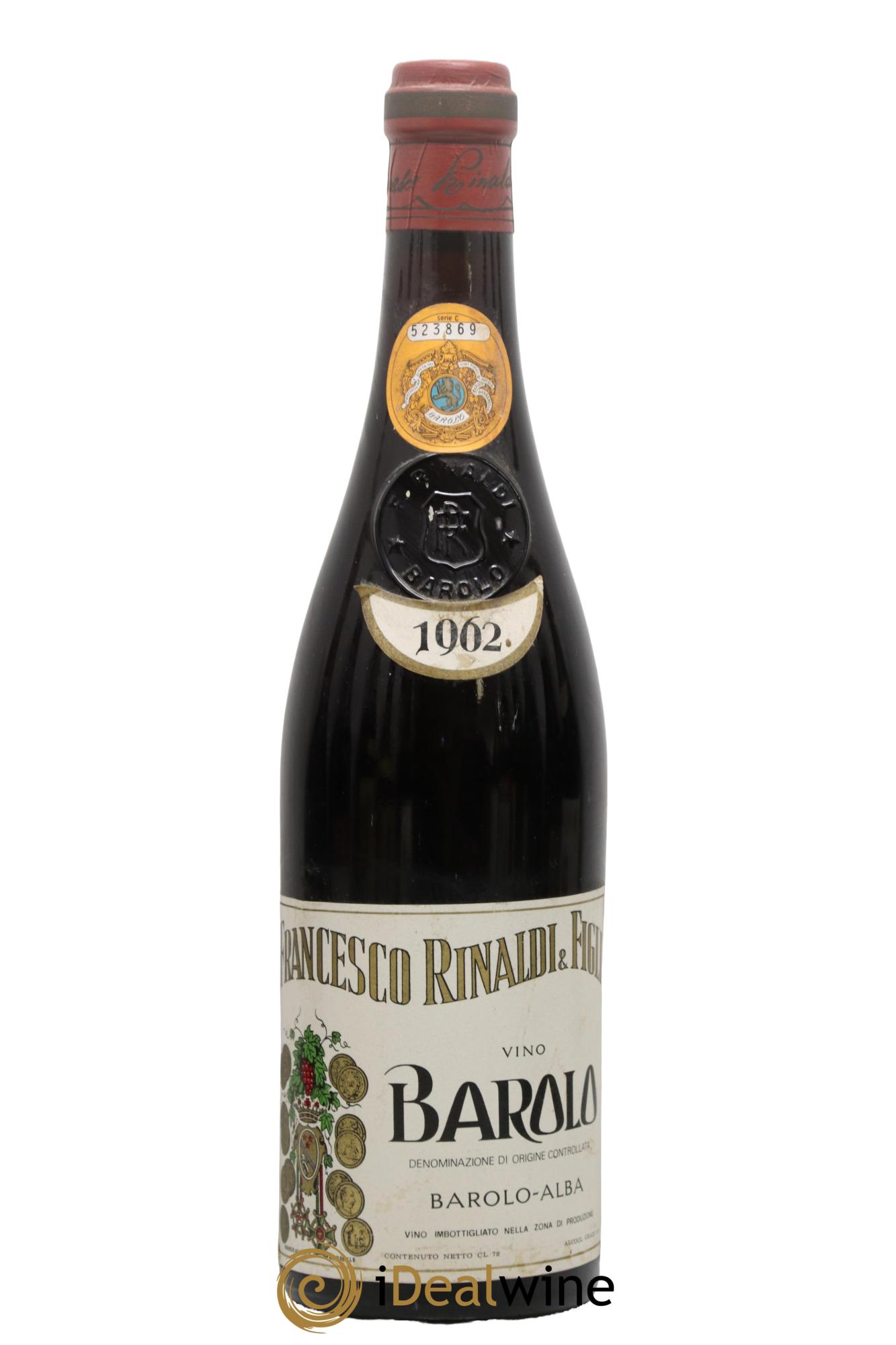 Barolo DOCG Francesco Rinaldi 1962 - Lot of 1 bottle - 0