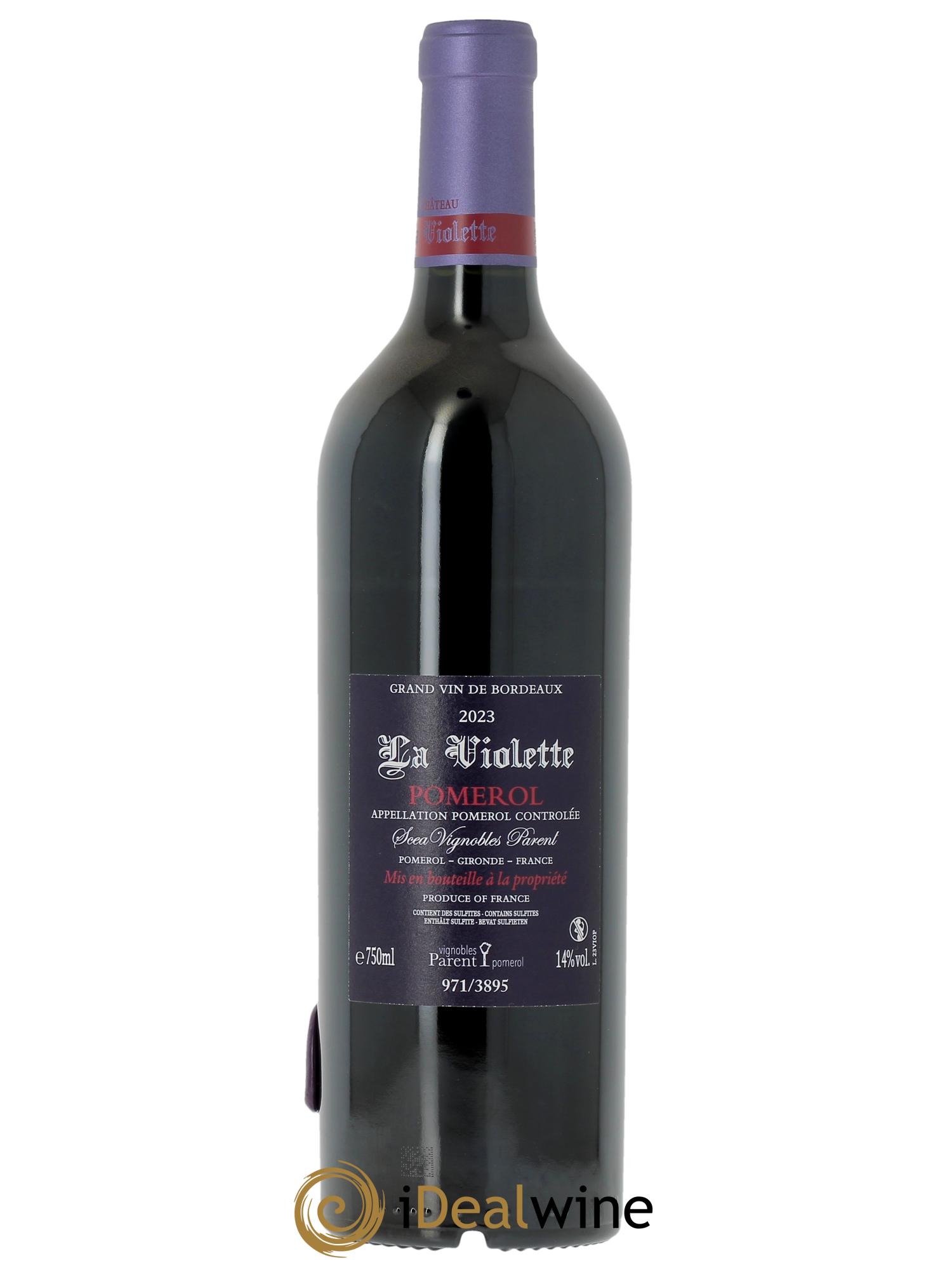 Château la Violette (CBO à partir de 3 bts) 2023 - Lot de 1 bouteille - 1