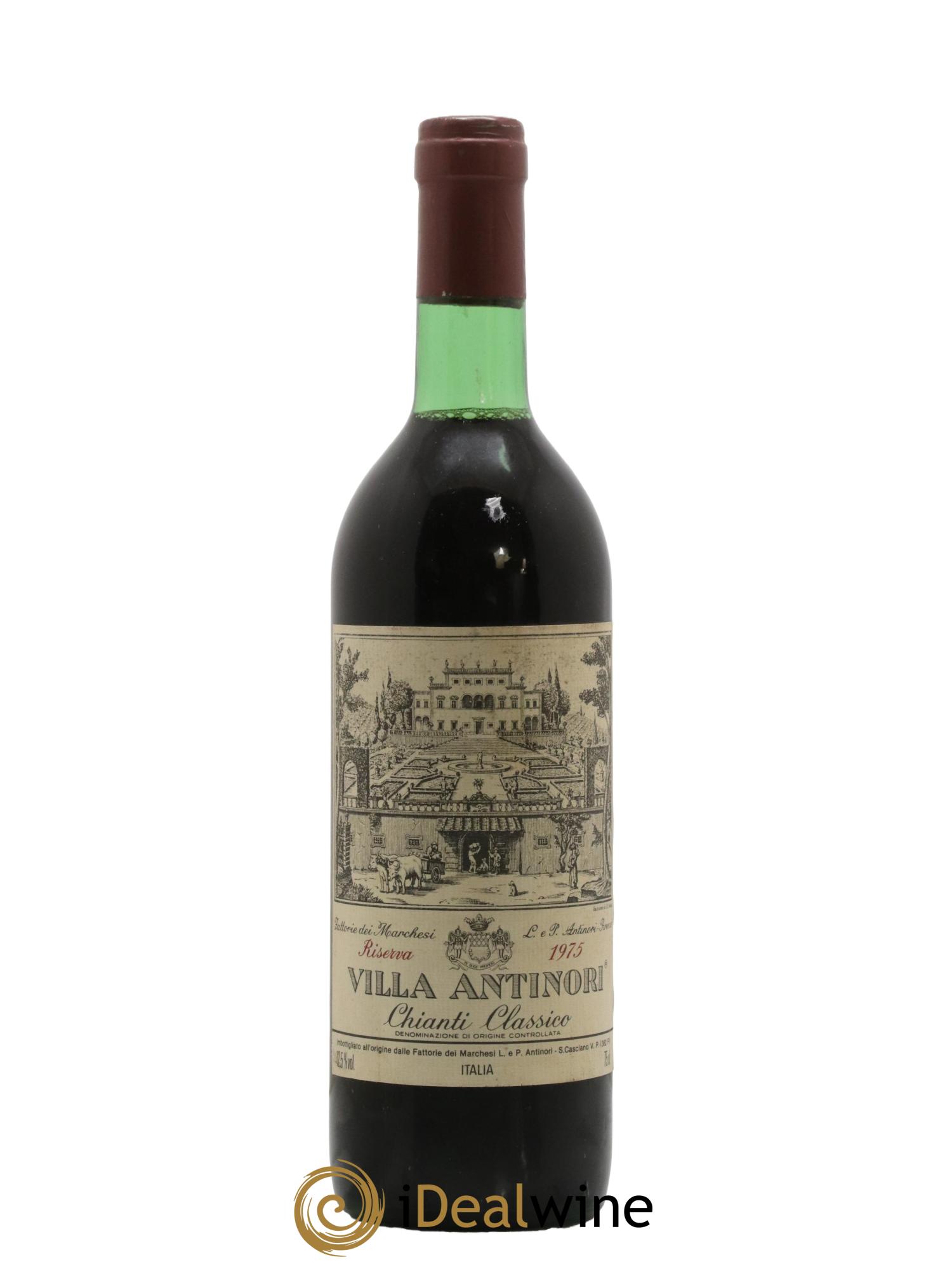 Chianti Classico DOCG Riserva Villa Antinori 1975 - Posten von 1 Flasche - 0
