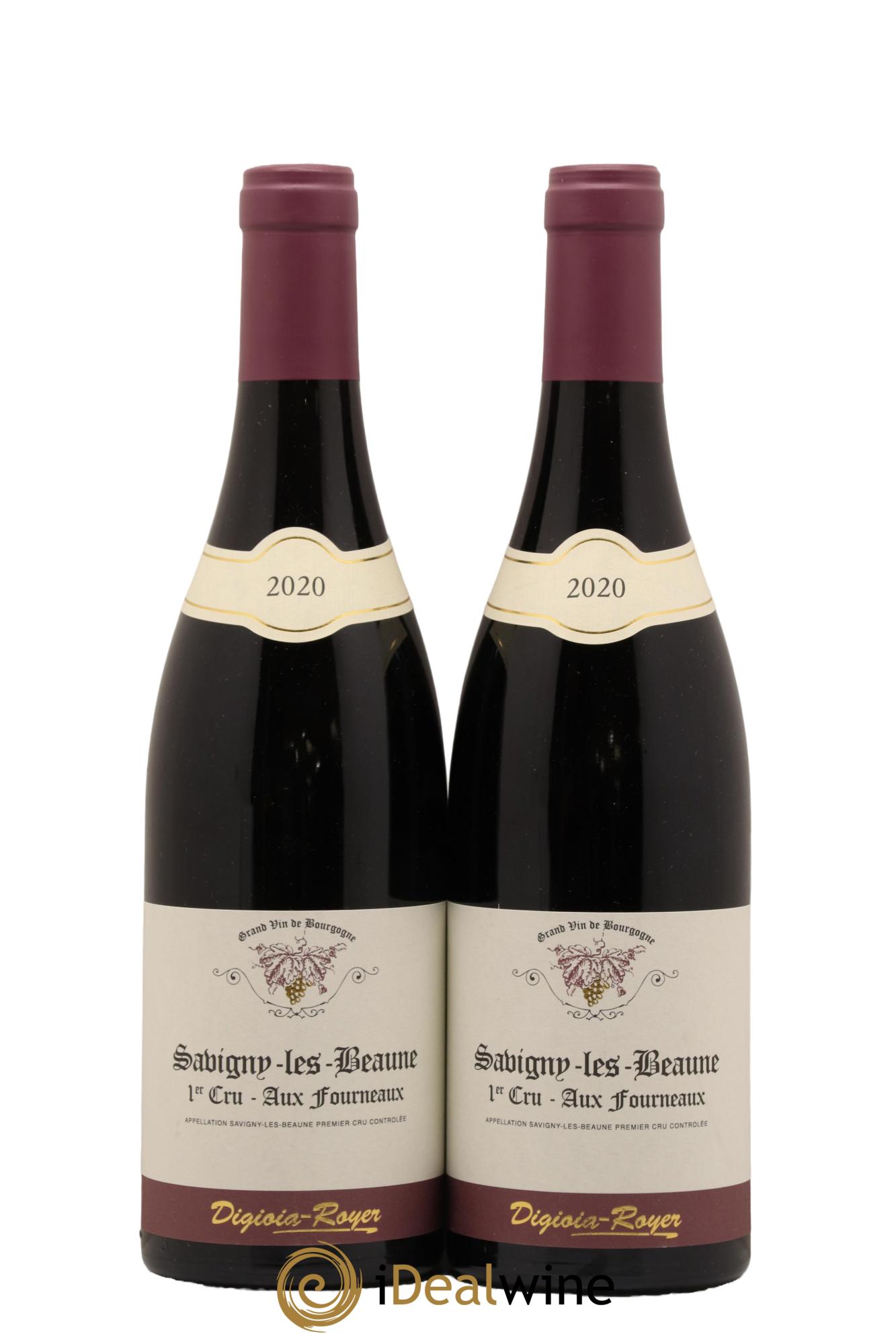 Savigny-lès-Beaune 1er Cru Aux Fourneaux Domaine Digioia Royer 2020 - Lot de 2 bouteilles - 0