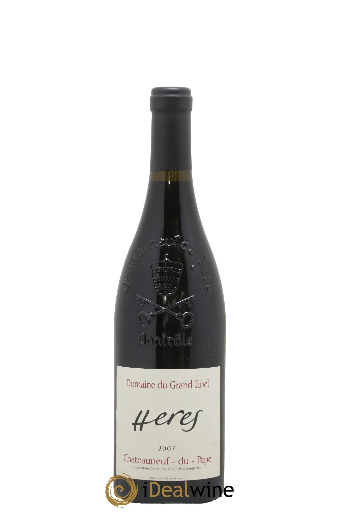 Châteauneuf-du-Pape Cuvée Heres Domaine du Grand Tinel 2007 - Posten von 1 Flasche - 0