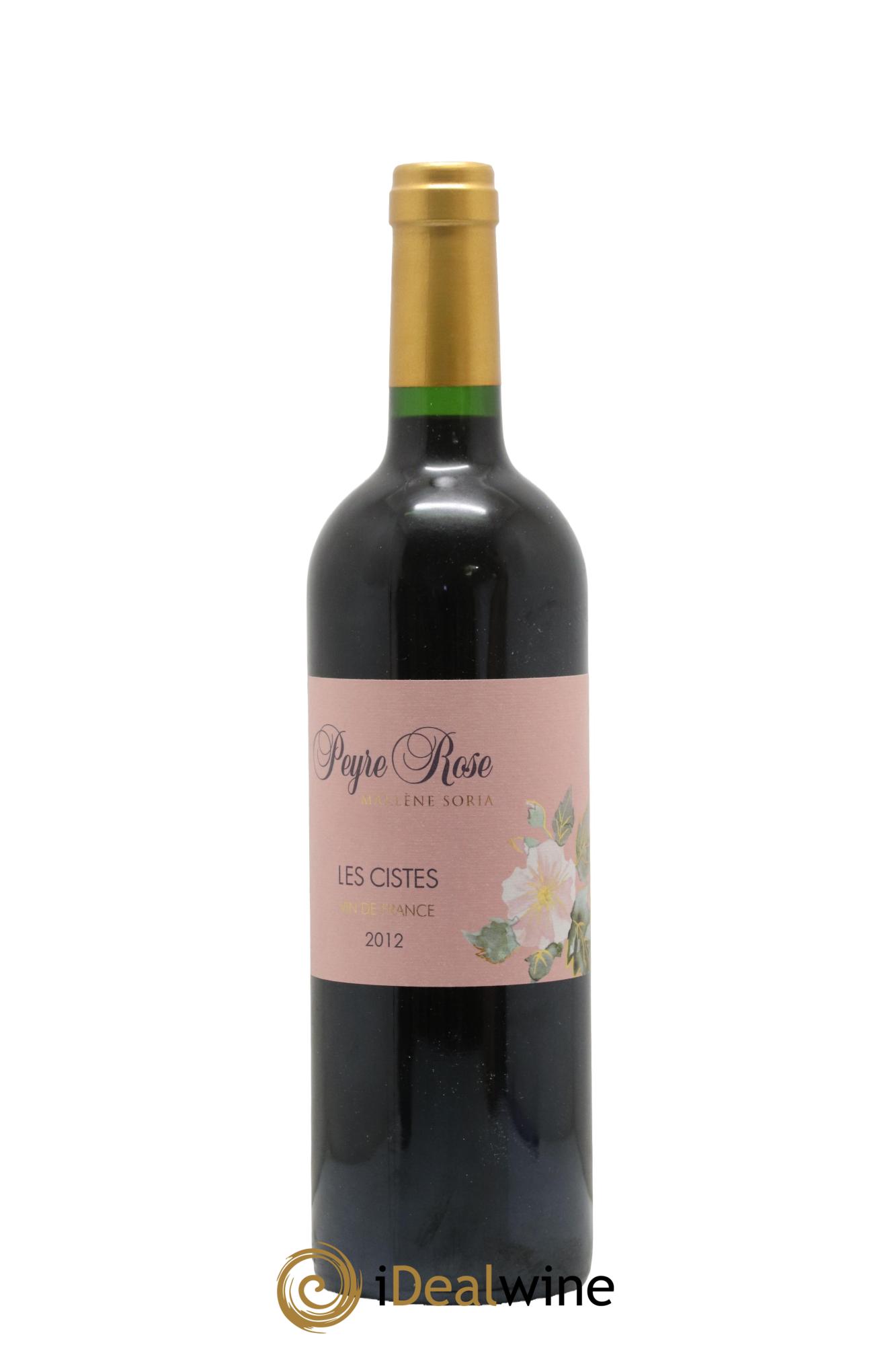 Vin de France (anciennement Coteaux du Languedoc) Domaine Peyre Rose Les Cistes Marlène Soria 2012 - Lot of 1 bottle - 0