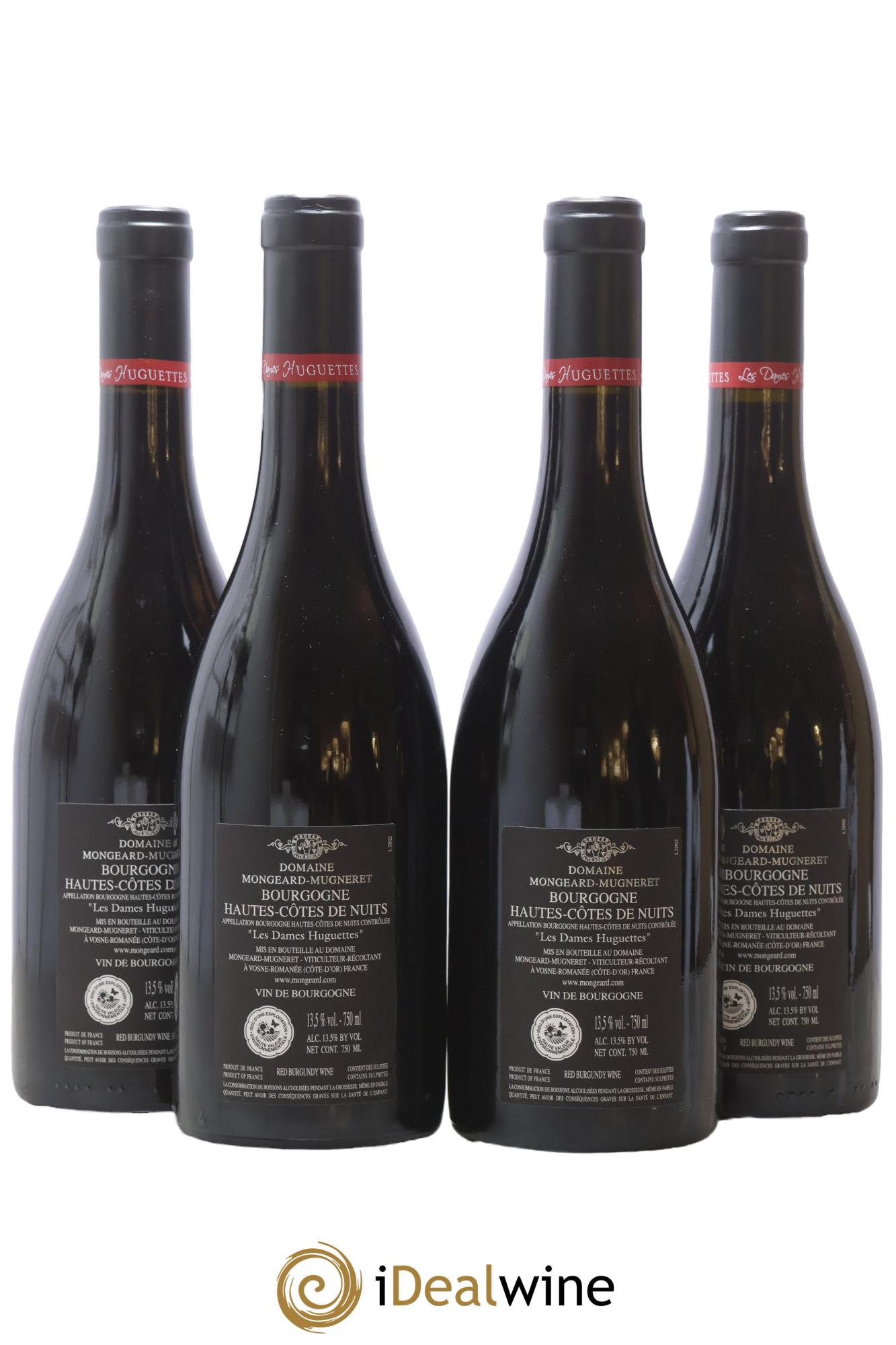 Hautes-Côtes de Nuits Les Dames Huguettes Mongeard-Mugneret (Domaine) 2022 - Lot de 4 bouteilles - 1