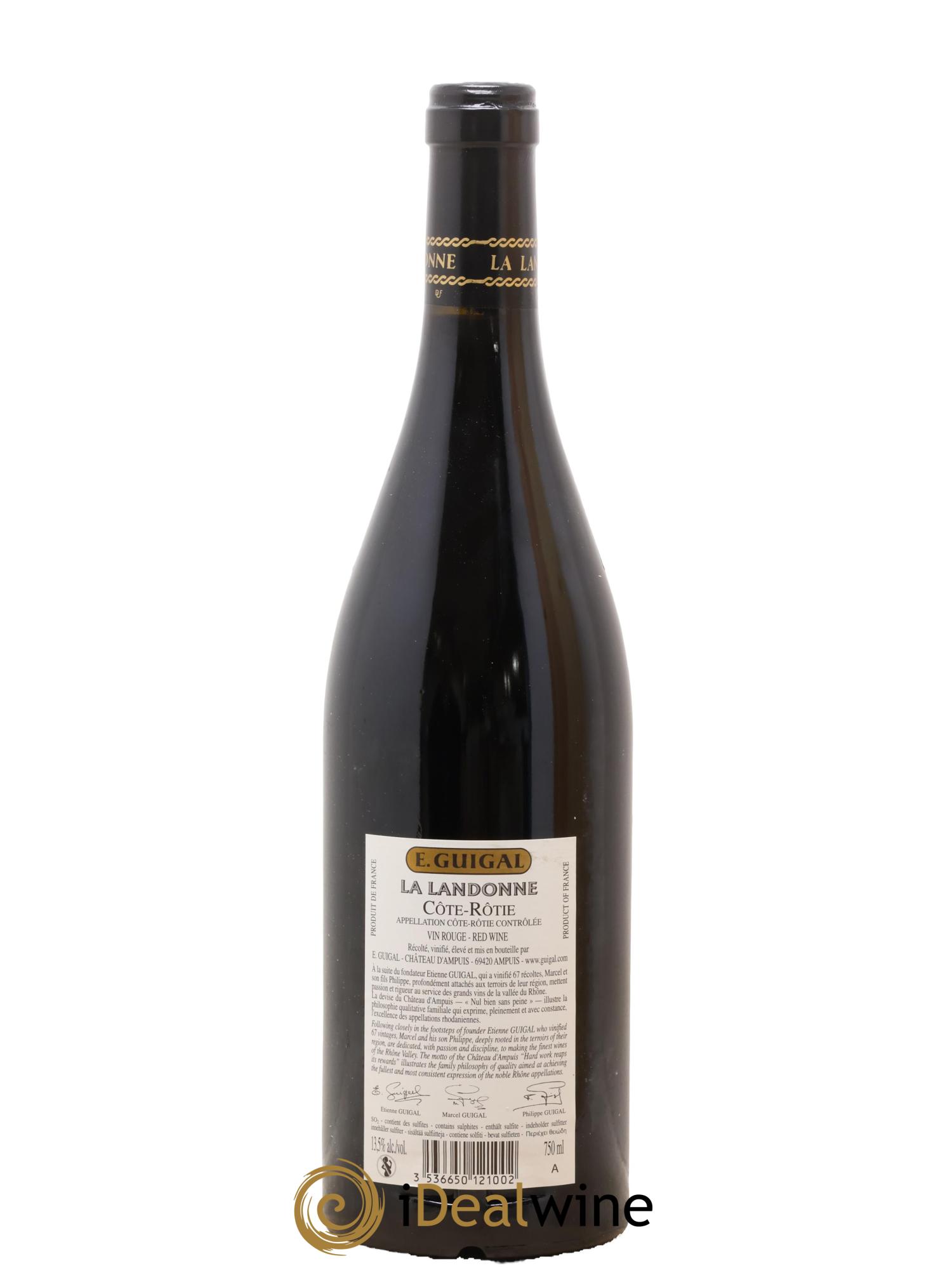 Côte-Rôtie La Landonne Guigal 2013 - Lot de 1 bouteille - 2
