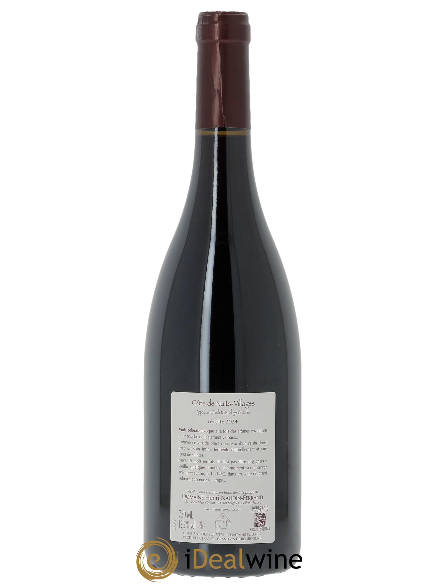 Côte de Nuits-Villages Viola Odorata Naudin-Ferrand (Domaine)  2024 - Lot de 1 bouteille - 1