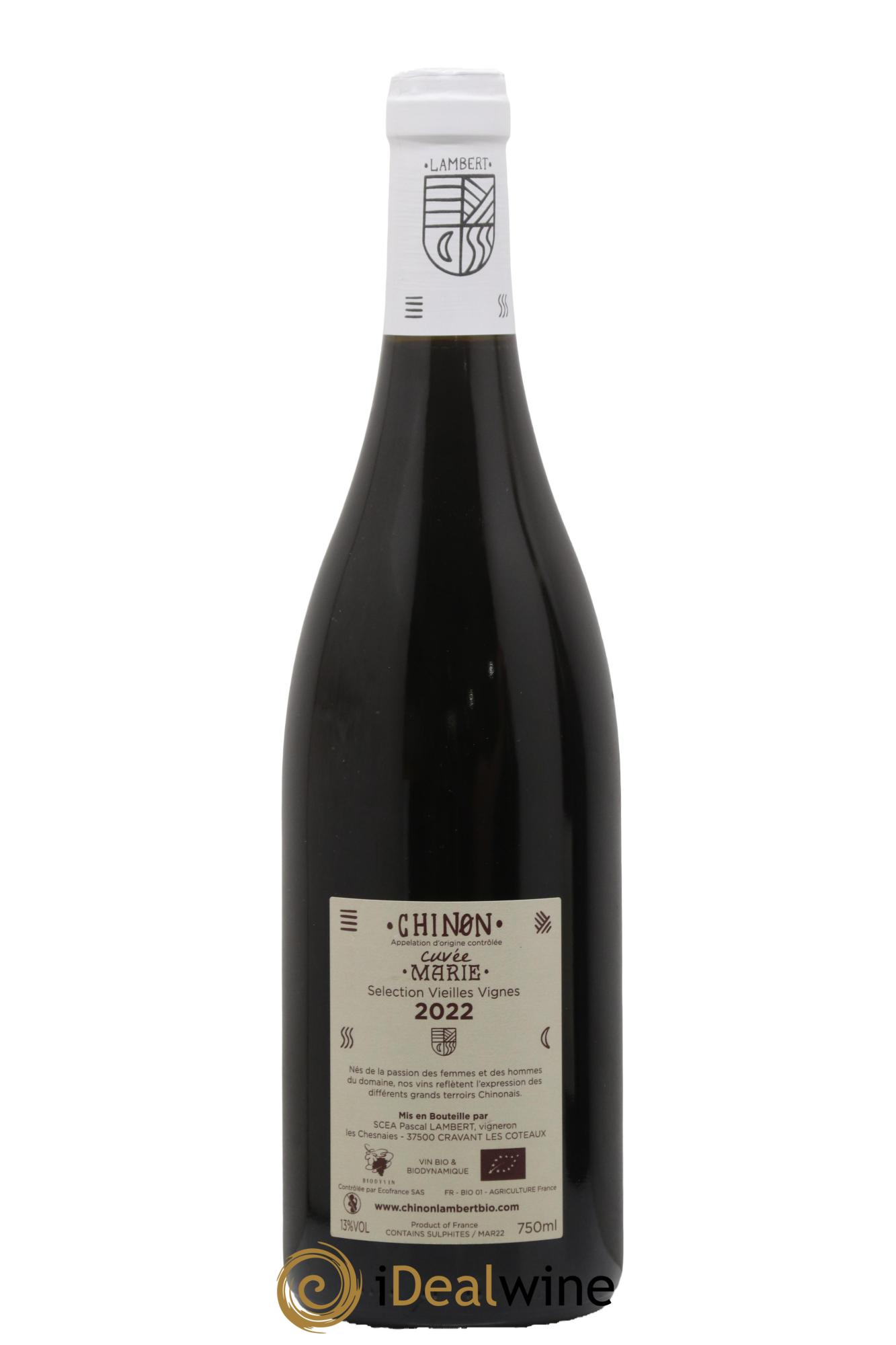 Chinon Cuvee Marie Domaine Lambert 2022 - Posten von 1 Flasche - 1