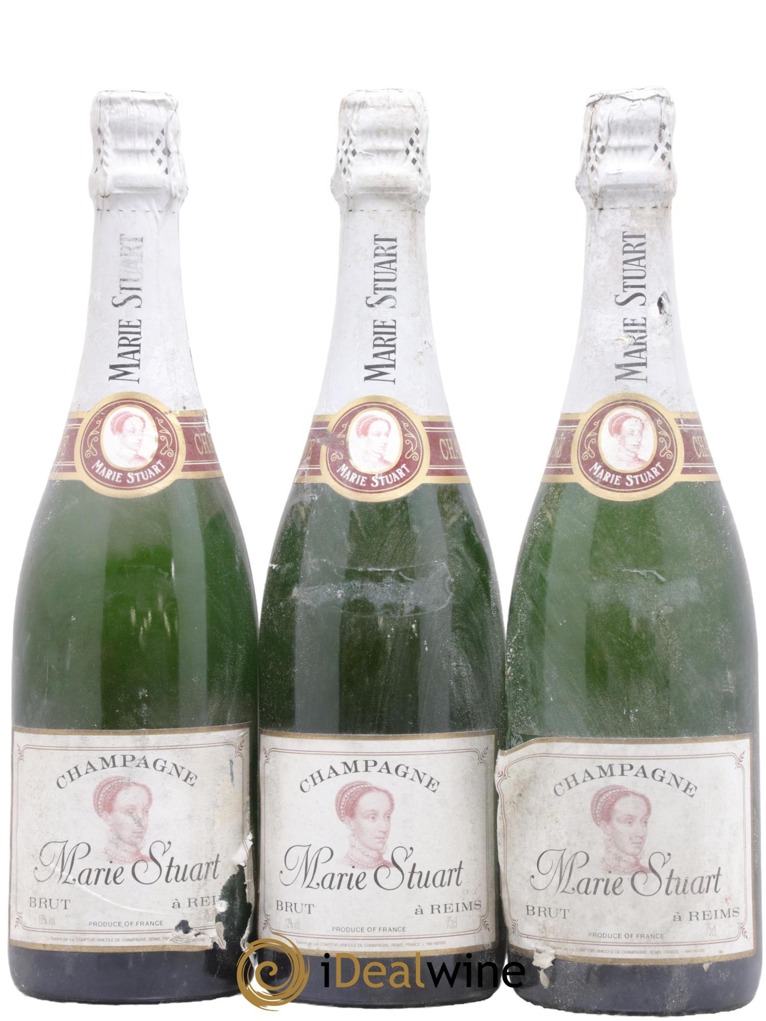 Champagne Brut Marie Stuart - Lot de 3 bouteilles - 0