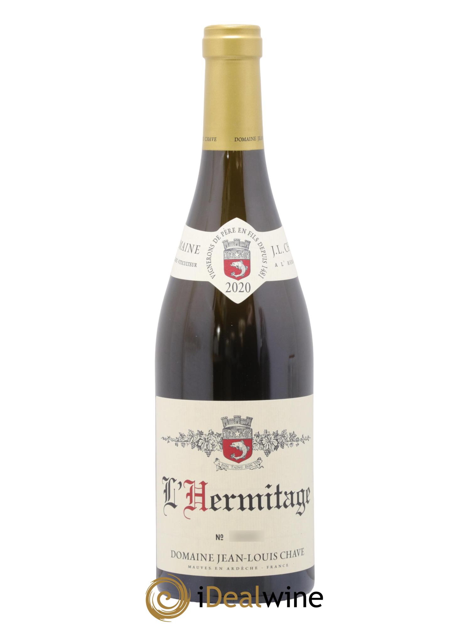 Hermitage Jean-Louis Chave 2020 - Posten von 1 Flasche - 0