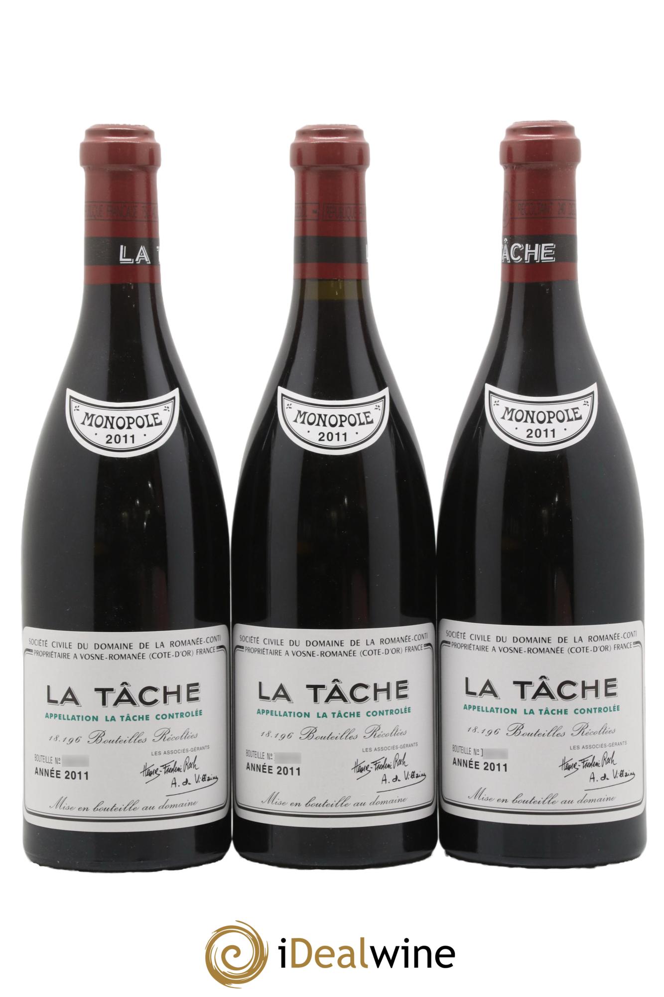 Caisse Domaine de la Romanée Conti Domaine de la Romanée-Conti 2 Echézeaux, 2 Grands-Echézeaux, 2 Romanée-Saint-Vivant, 2 Richebourg, 3 Tâches, 1 Romanée-Conti 2011 - Lot de 12 bouteilles - 3
