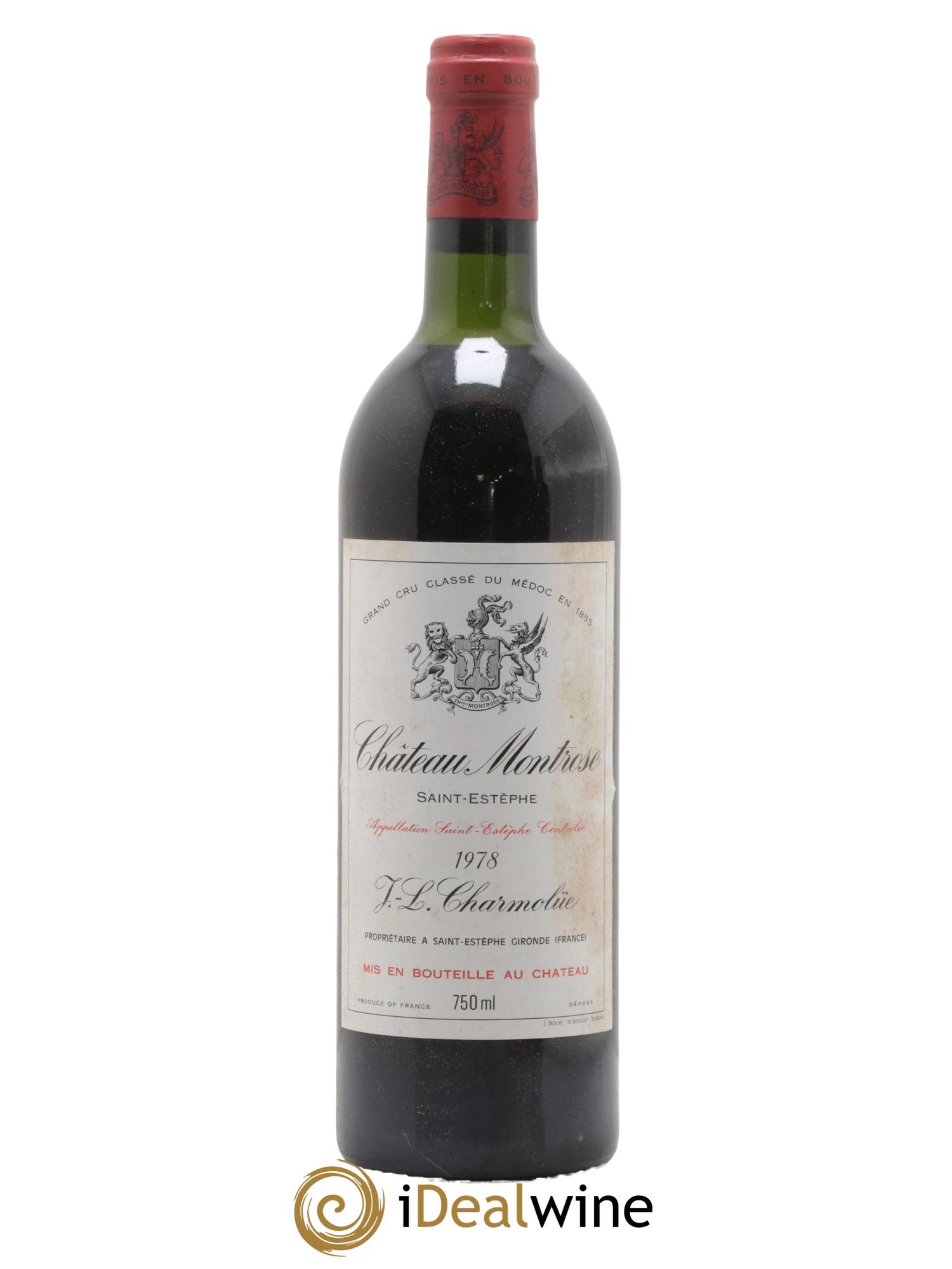 Château Montrose 2ème Grand Cru Classé 1978 - Lot de 1 bouteille - 0