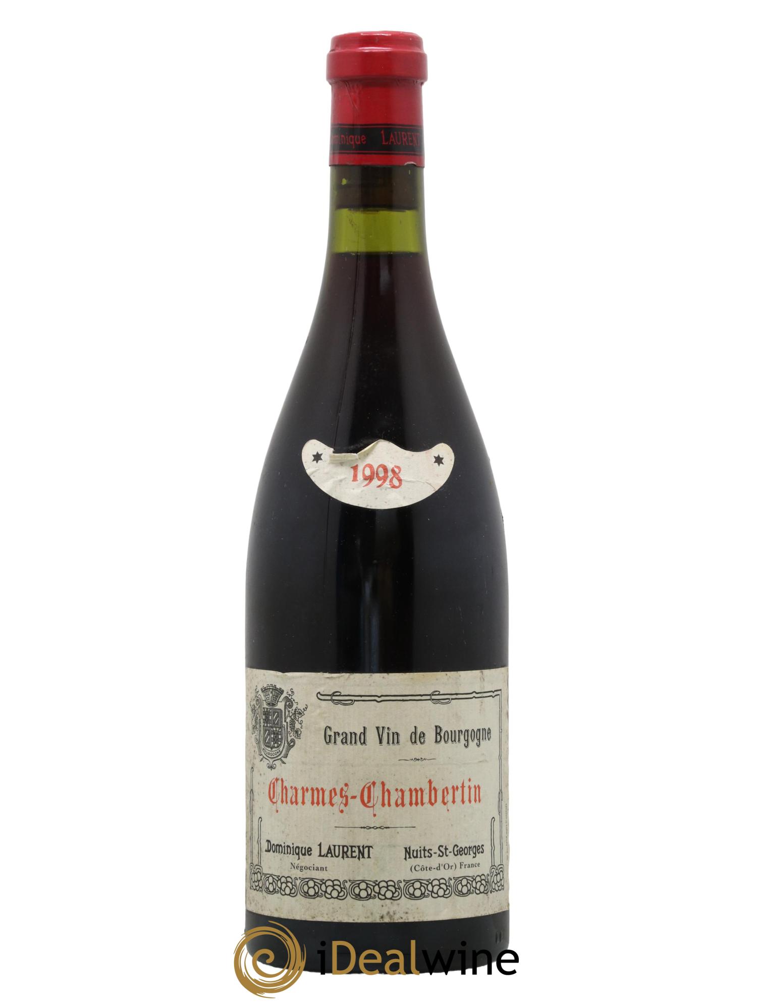 Charmes-Chambertin Grand Cru Dominique Laurent 1998 - Lot de 1 bouteille - 0