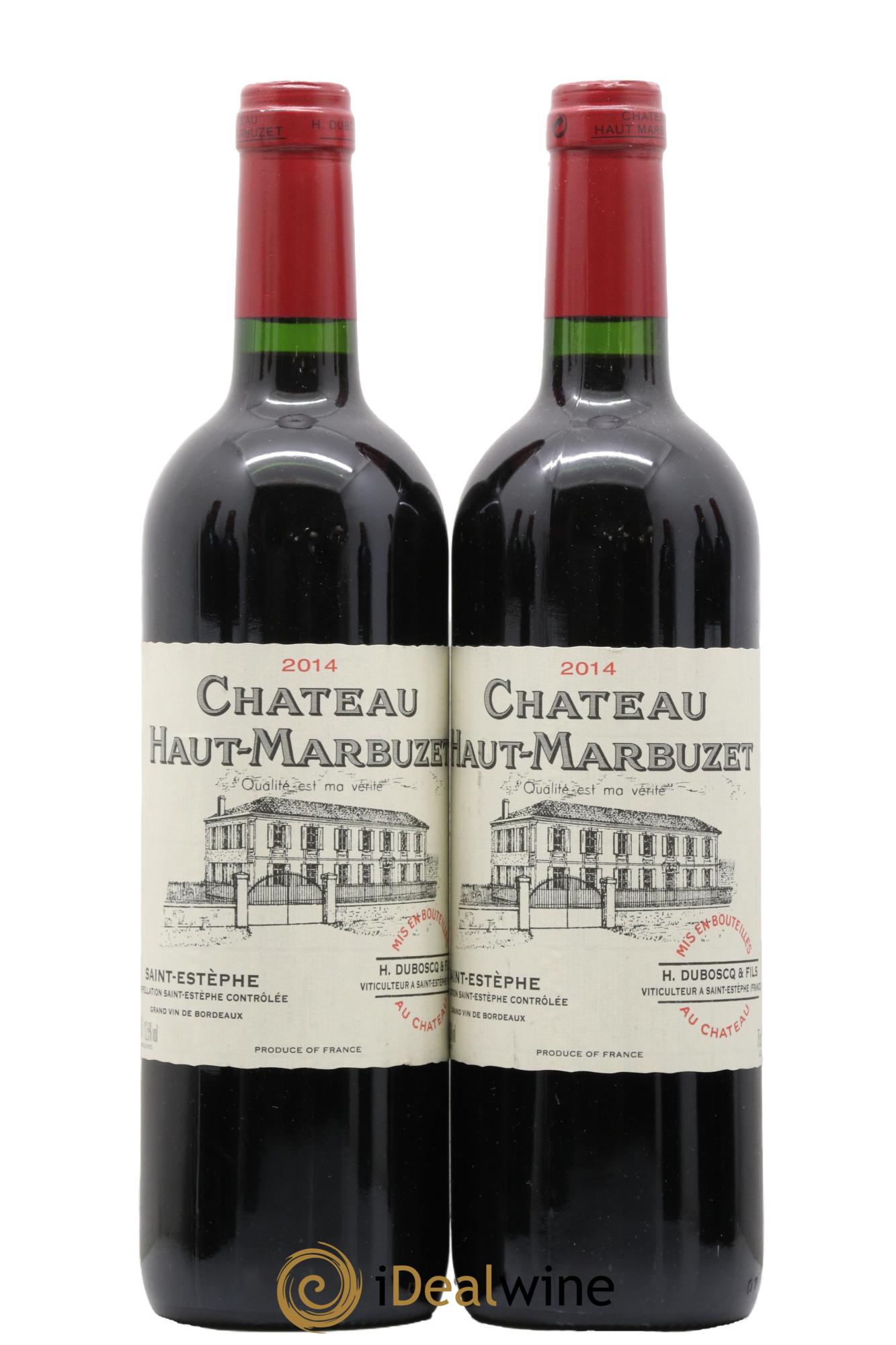 Château Haut Marbuzet 2014 - Lot de 2 bouteilles - 0