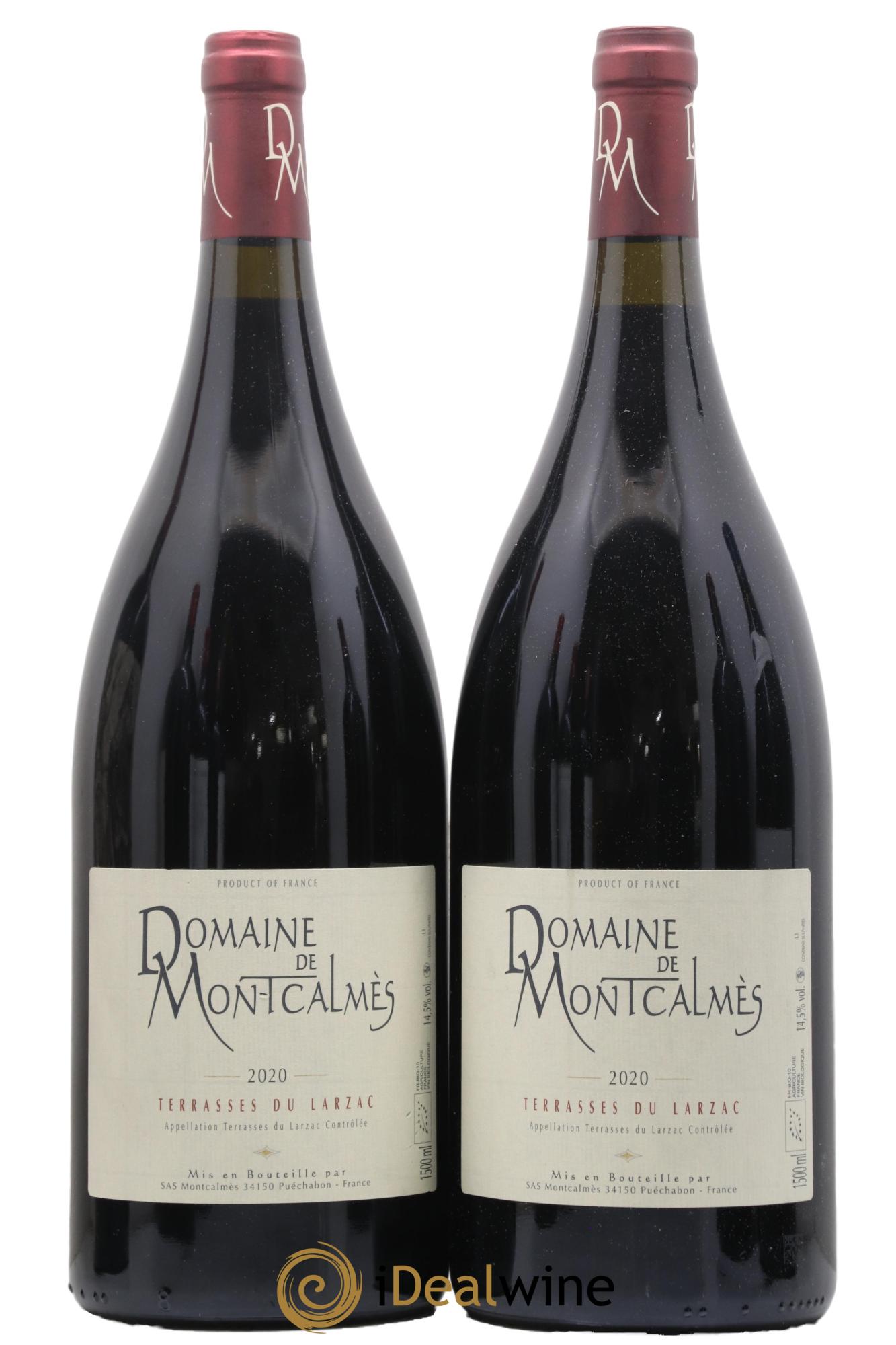 Terrasses du Larzac Domaine de Montcalmès Frédéric Pourtalié 2020 - Lot de 2 magnums - 0