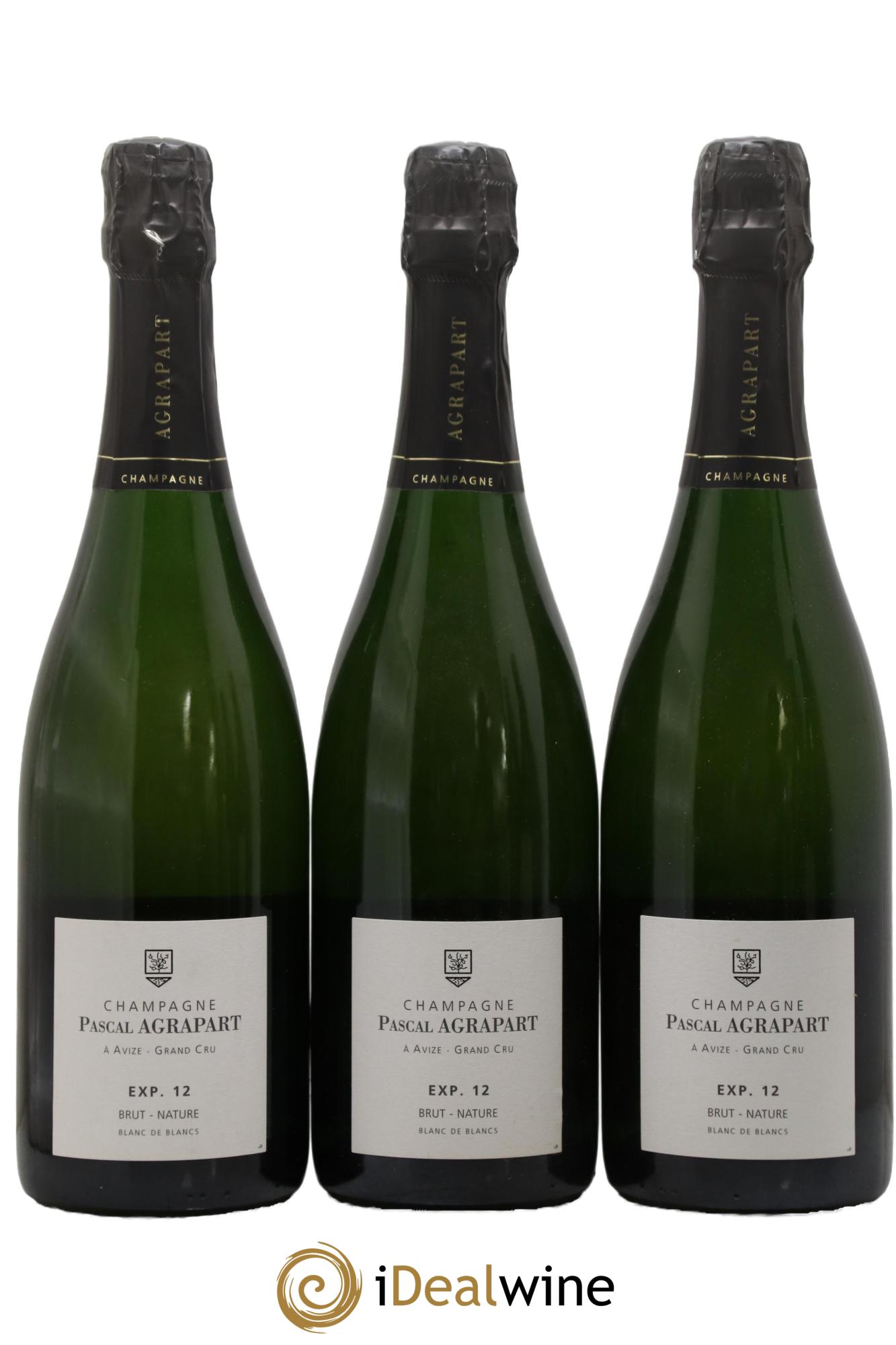 Experience 12 Blanc de Blancs Brut Nature Agrapart & Fils  2012 - Lot de 3 bouteilles - 0
