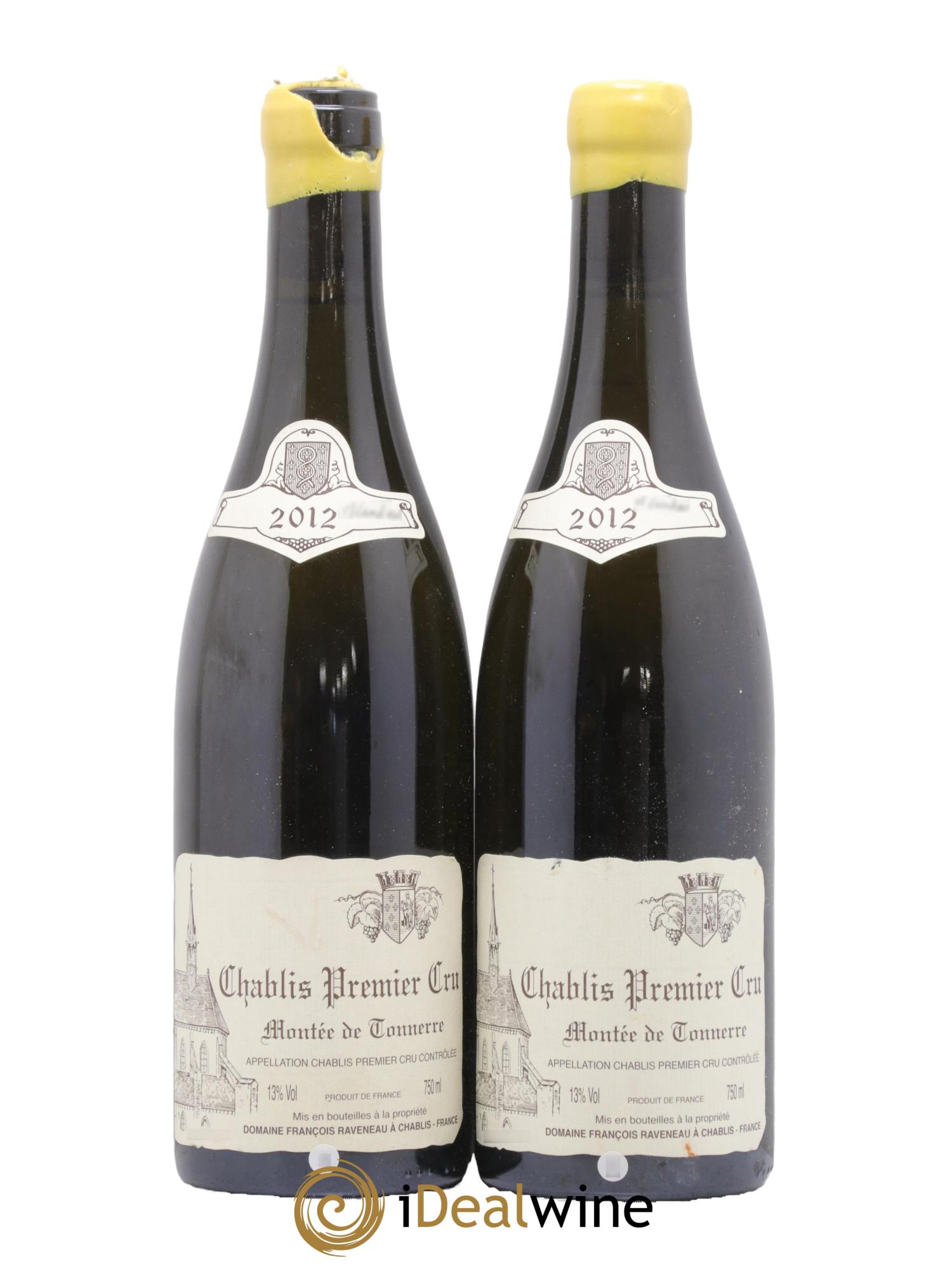 Chablis 1er Cru Montée de Tonnerre Raveneau (Domaine) 2012 - Lot de 2 bouteilles - 0