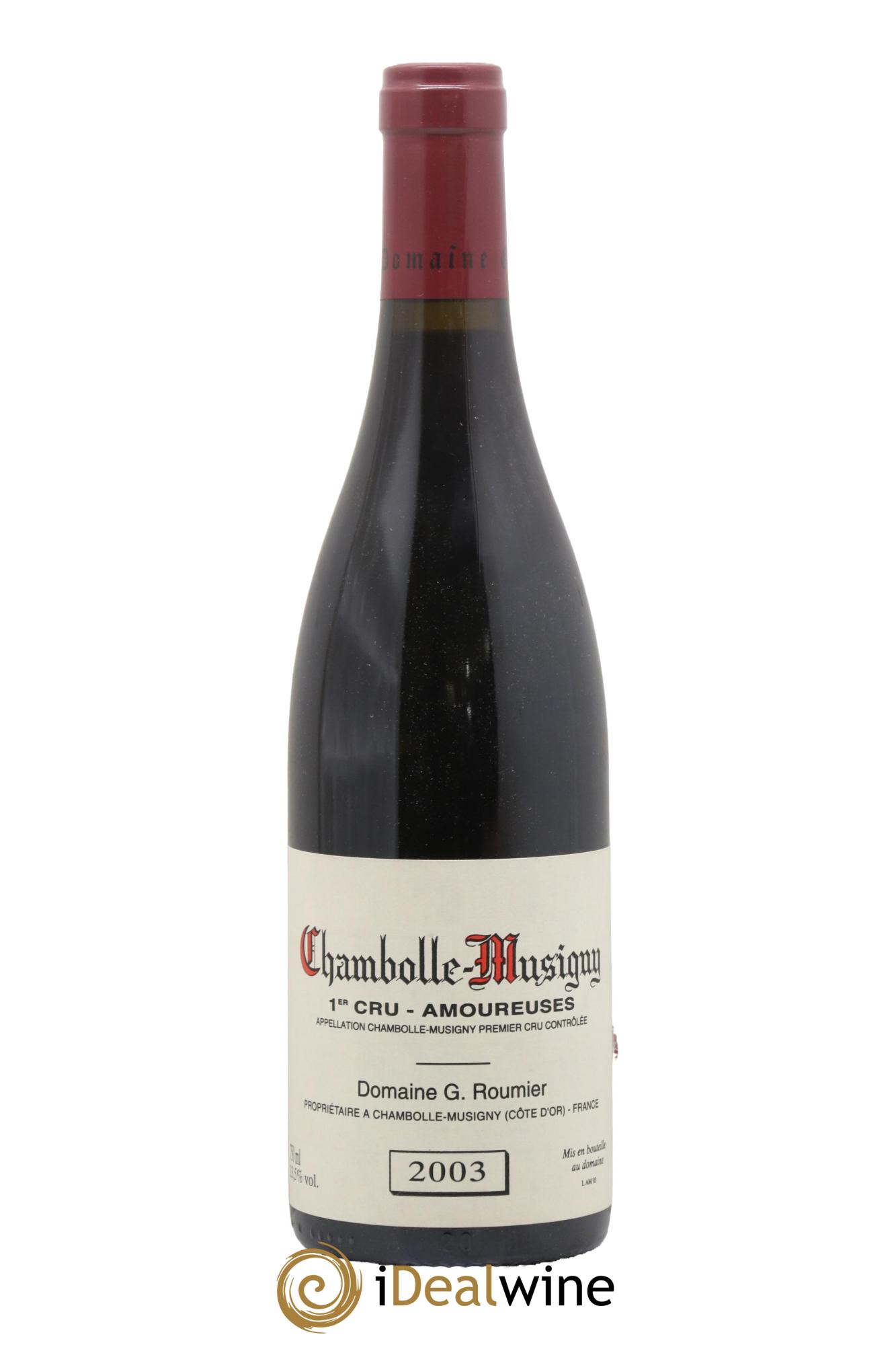 Chambolle-Musigny 1er Cru Les Amoureuses Georges Roumier (Domaine) 2003 - Lot de 1 bouteille - 0