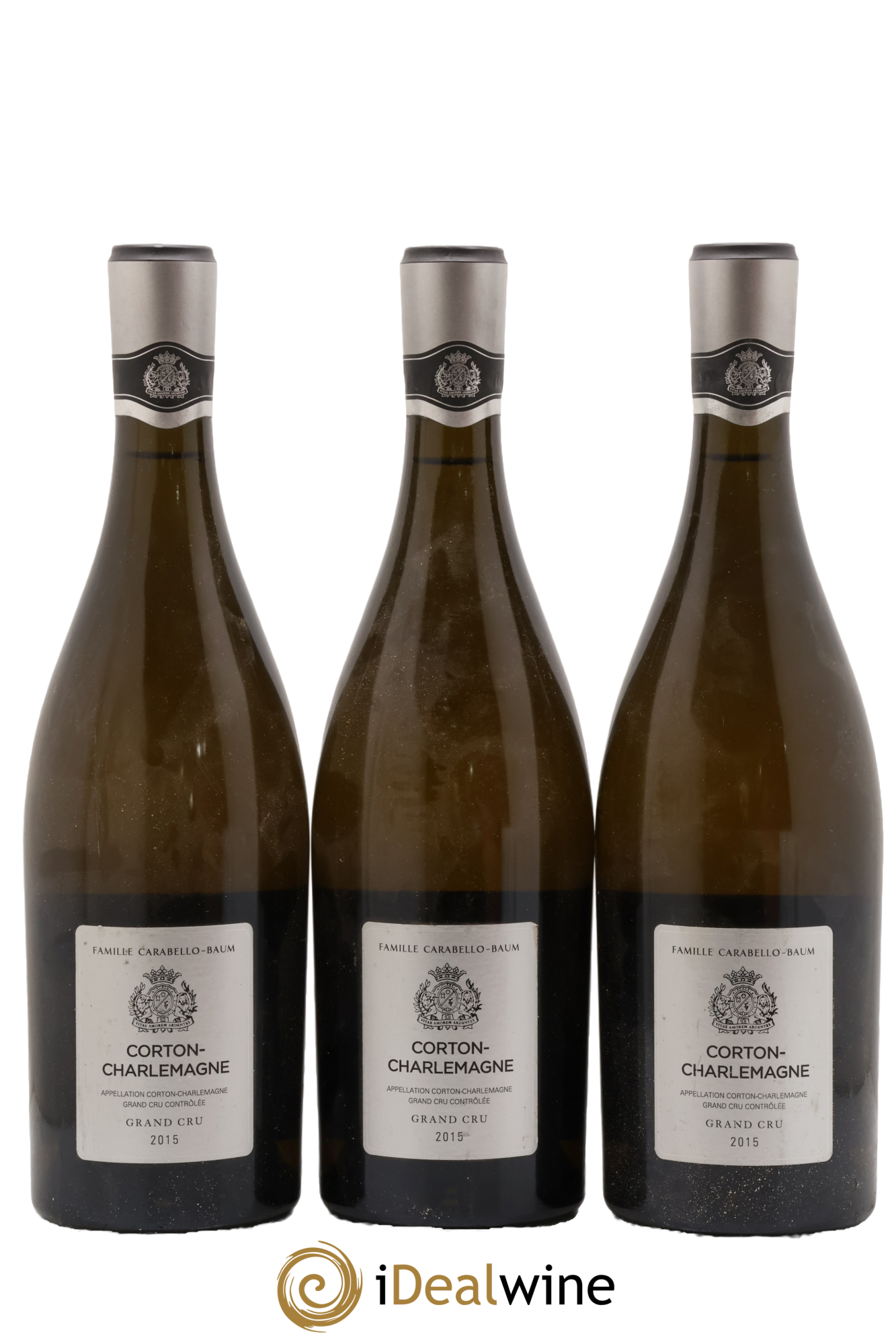 Corton-Charlemagne Grand Cru Château de Pommard Famille Carabello Baum 2015 - Posten von 3 Flaschen - 0