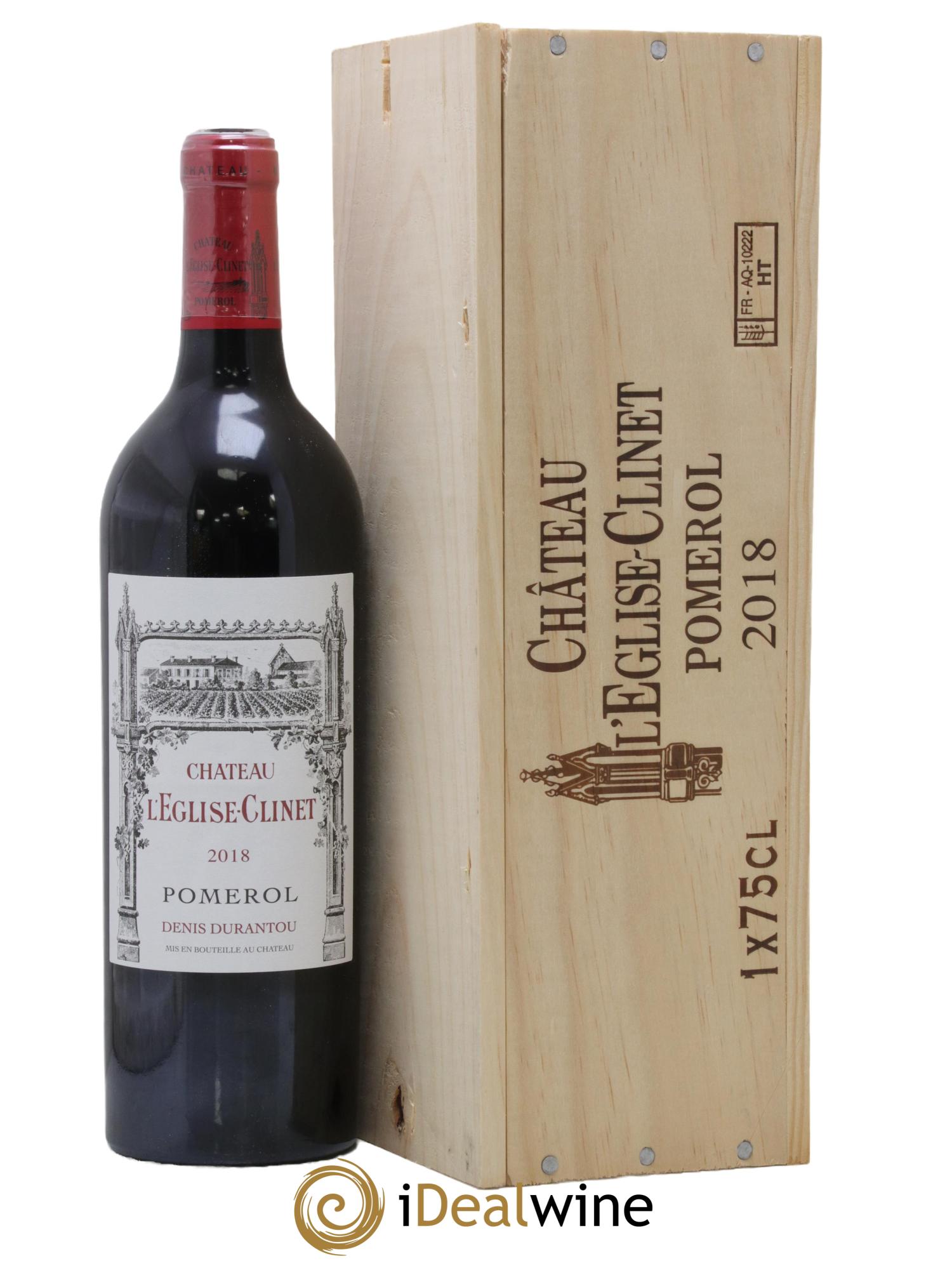 Château l' Église Clinet 2018 - Lot de 1 bouteille - 0