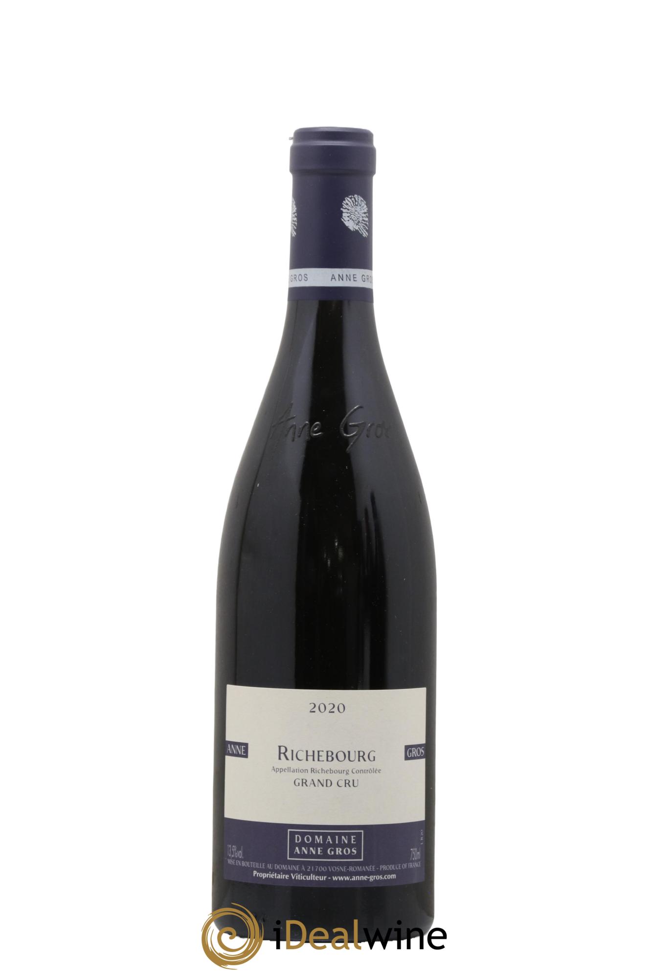 Richebourg Grand Cru Anne Gros 2020 - Lot de 1 bouteille - 0