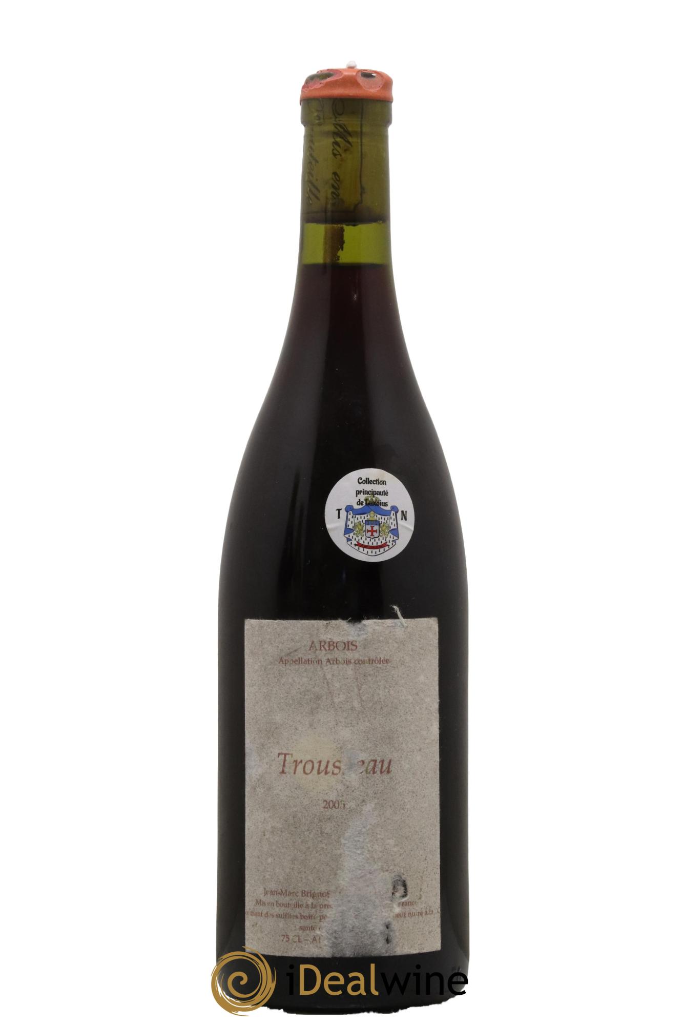 Arbois Trousseau Jean-Marc Brignot 2005 - Lot de 1 bouteille - 0