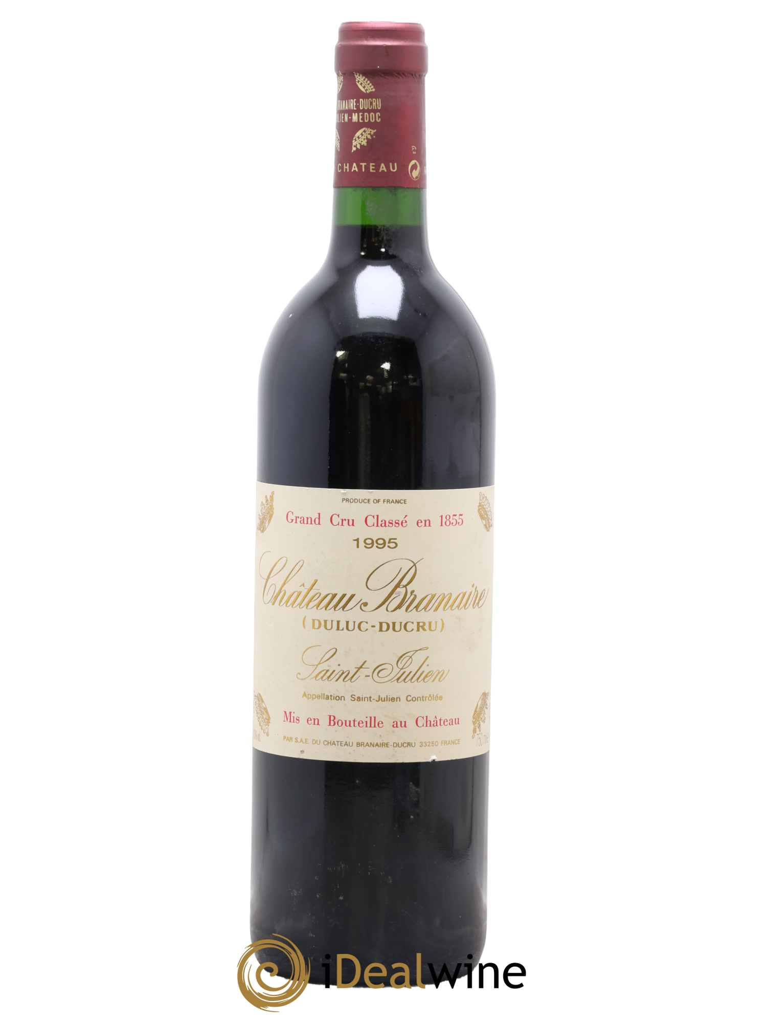 Château Branaire Ducru 4ème Grand Cru Classé 1995 - Lot de 1 bouteille - 0