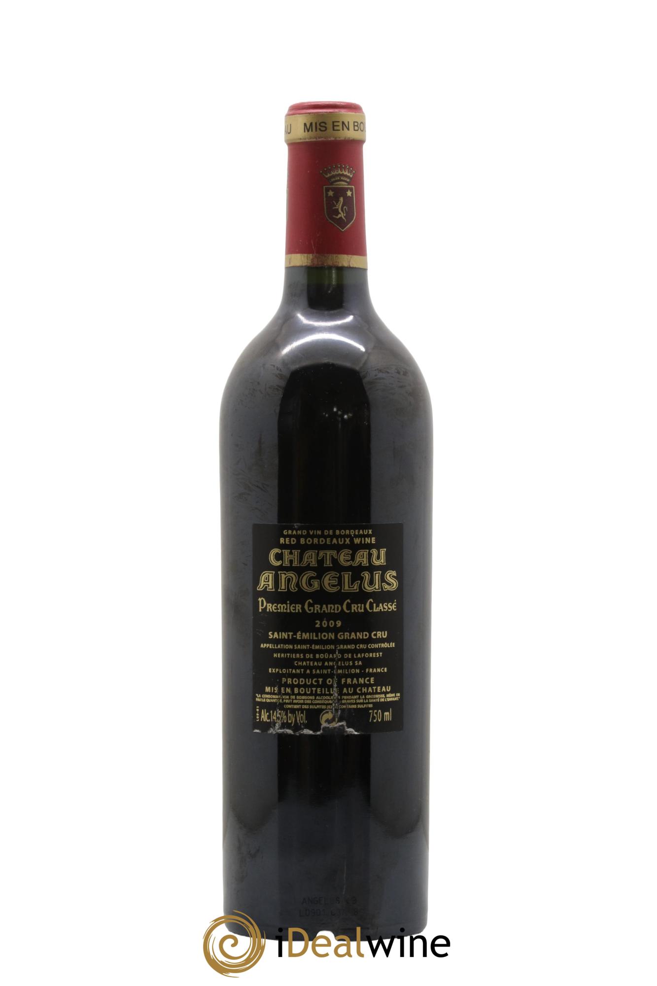 Château Angélus 1er Grand Cru Classé A 2009 - Lot of 1 bottle - 1