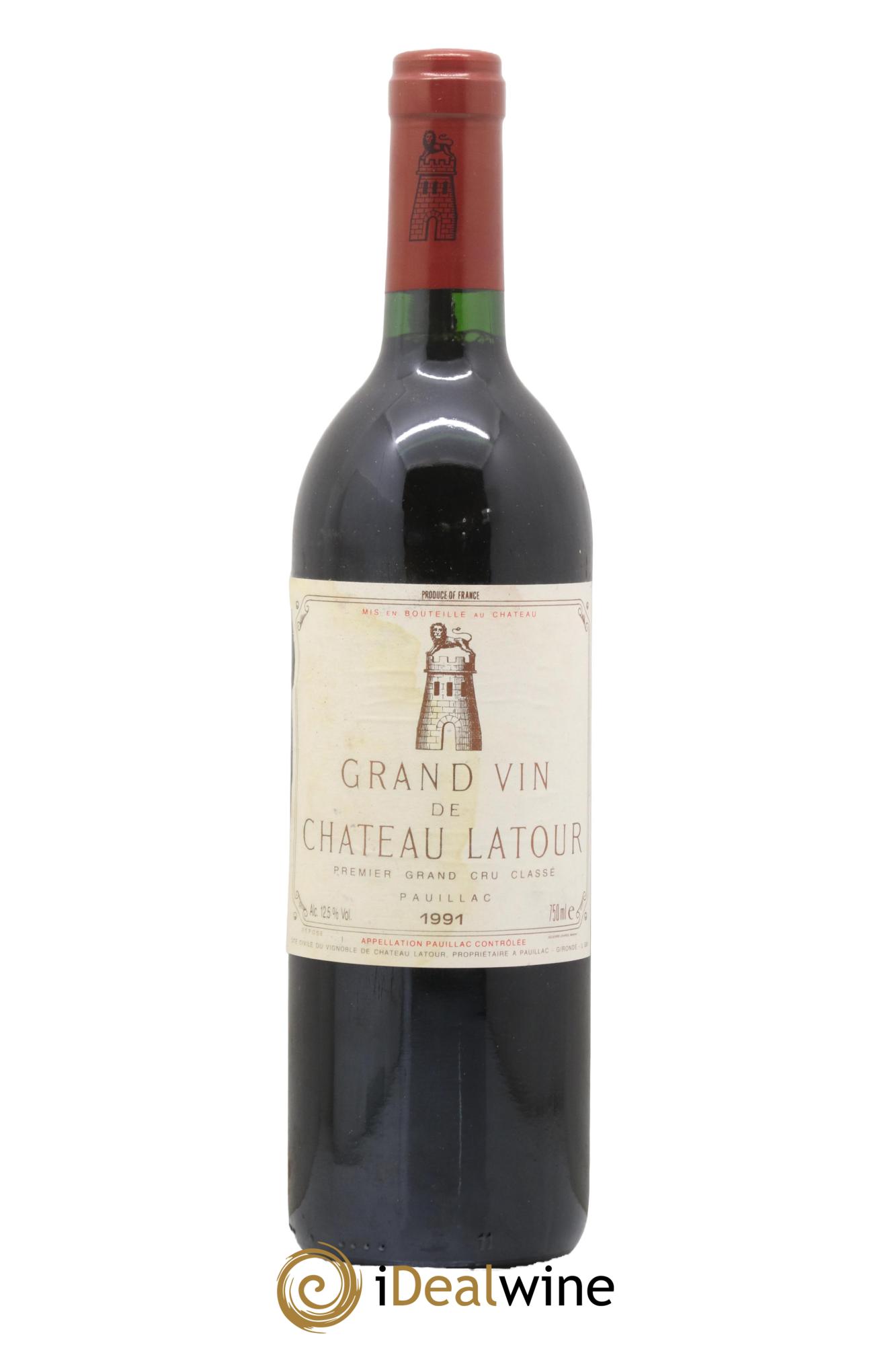 Château Latour 1er Grand Cru Classé 1991 - Lot of 1 bottle - 0