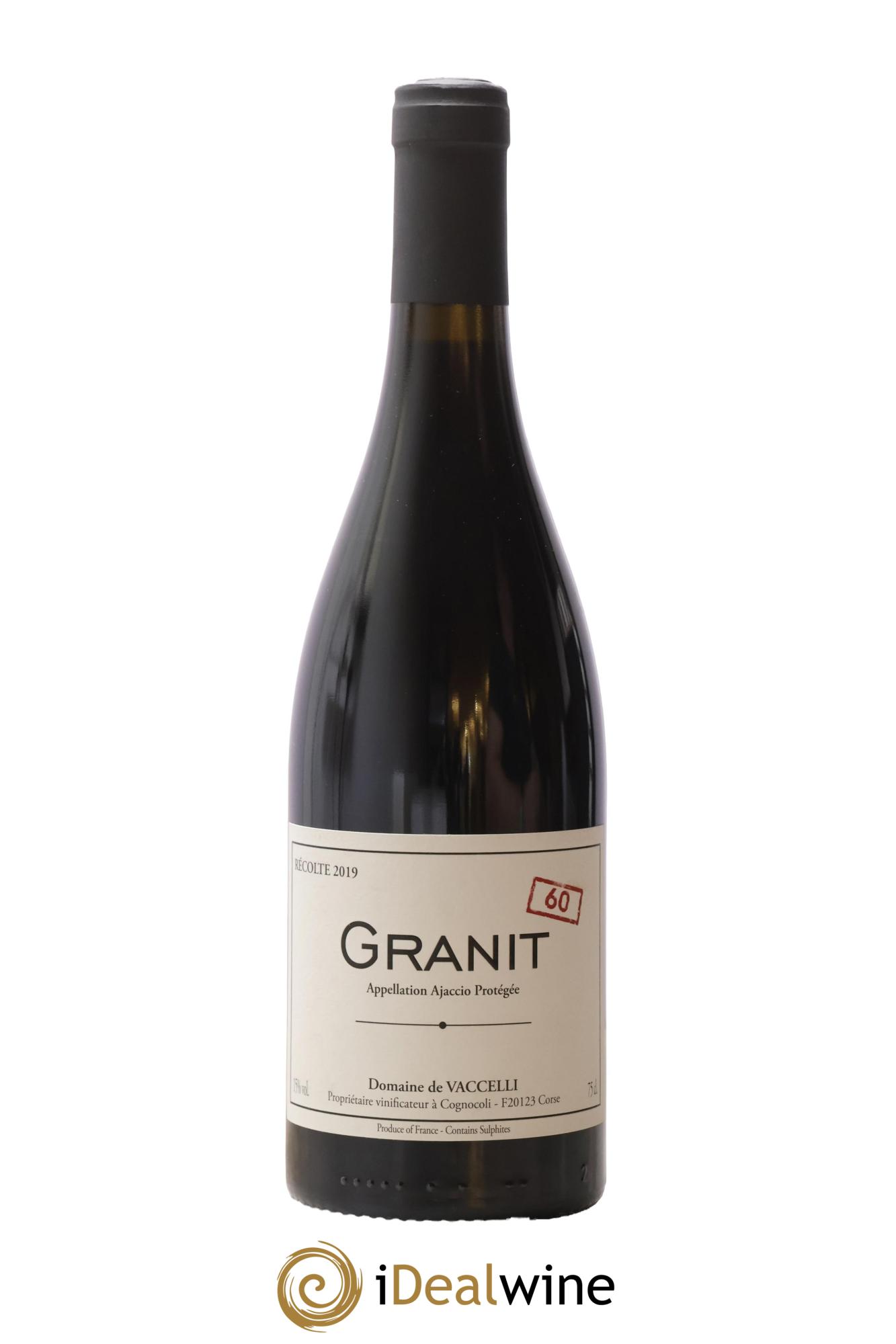 Ajaccio Granit 60 Vaccelli 2019 - Lot of 1 bottle - 0