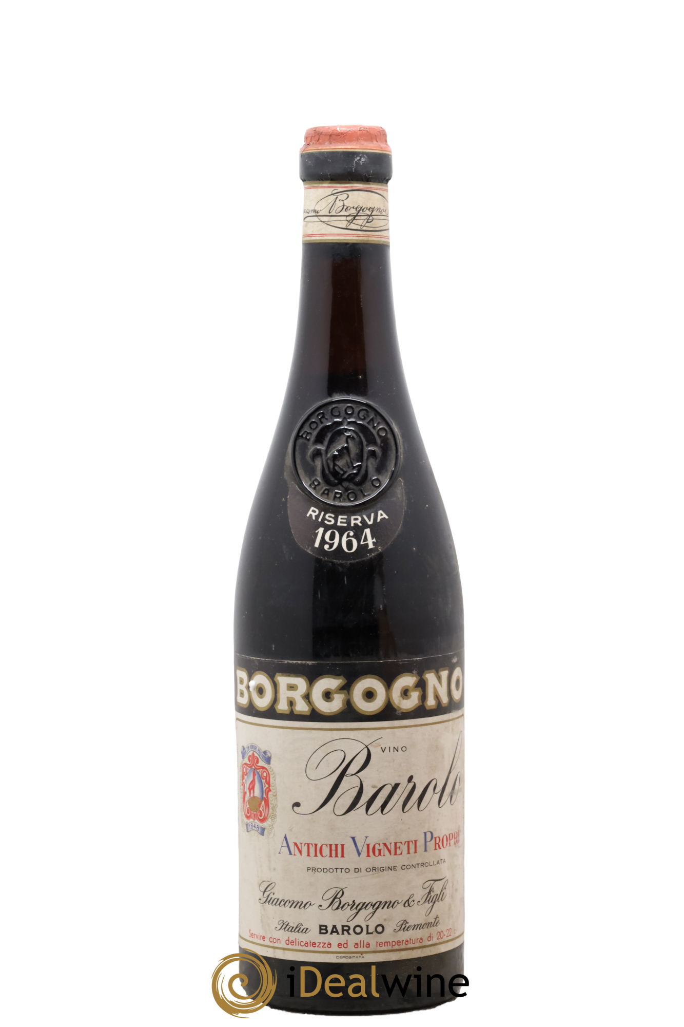 Barolo DOCG Riserva Giacomo Borgogno 1964 - Posten von 1 Flasche - 0