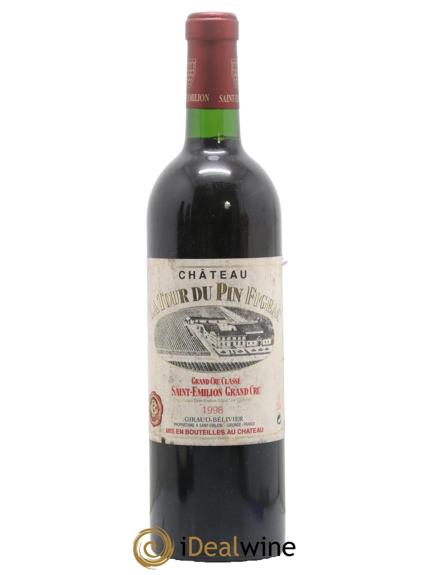 Château la Tour Figeac Grand Cru Classé 1998 - Lotto di 1 bottiglia - 0