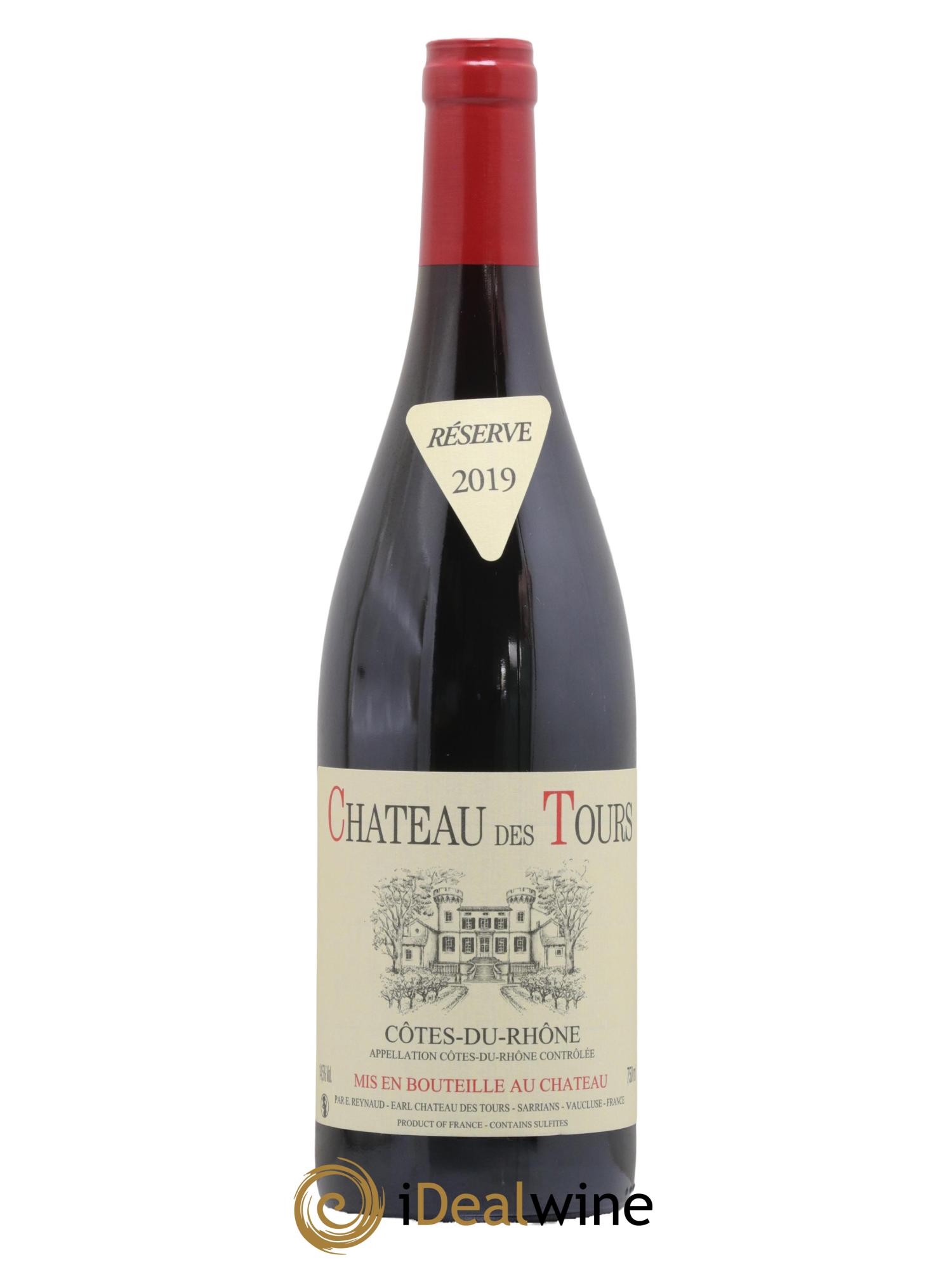 Côtes-du-Rhône Château des Tours Emmanuel Reynaud 2019 - Lot de 1 bouteille - 0