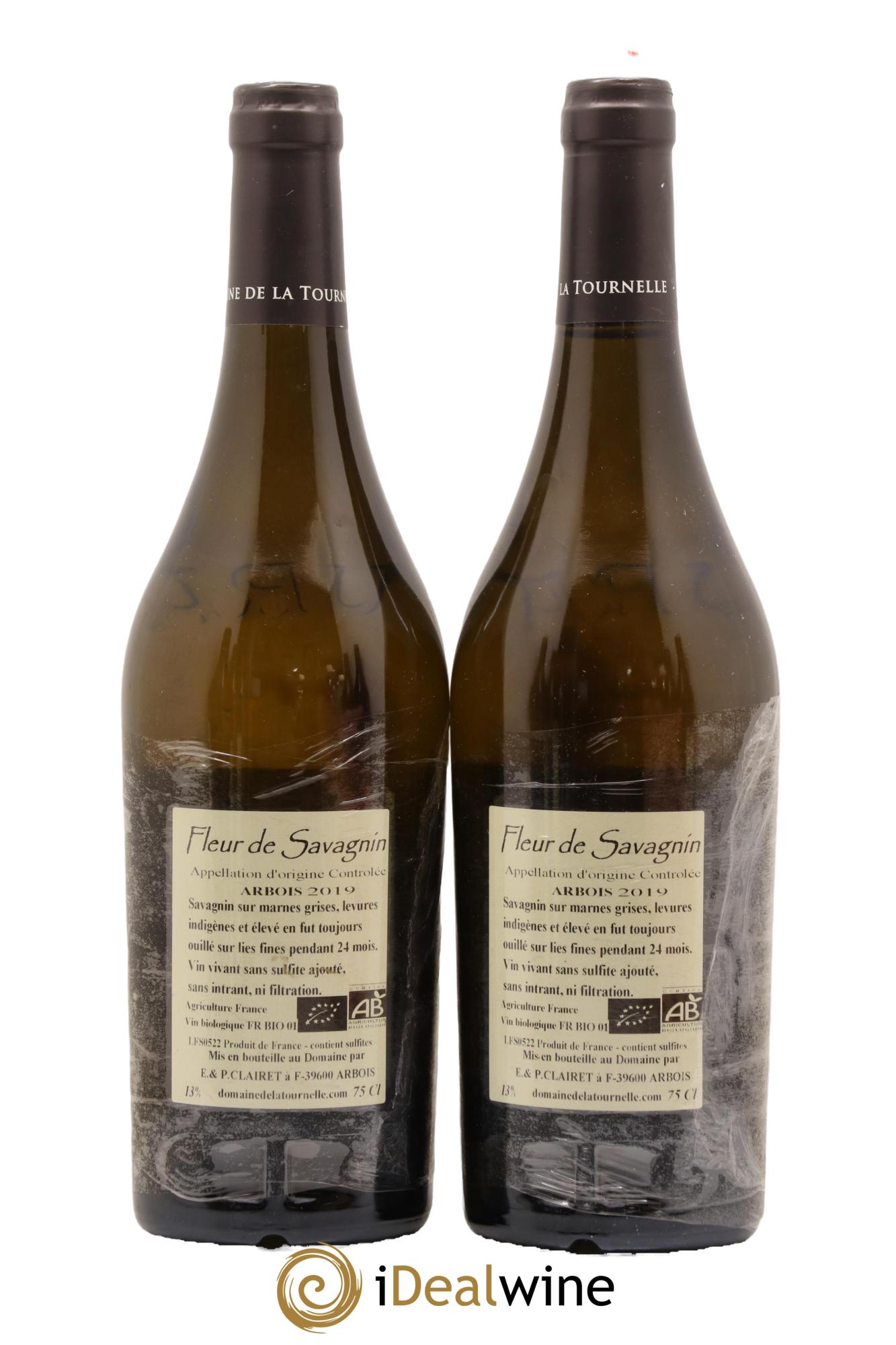 Arbois Fleur De Savagnin Domaine de la Tournelle 2019 - Lot of 2 bottles - 1