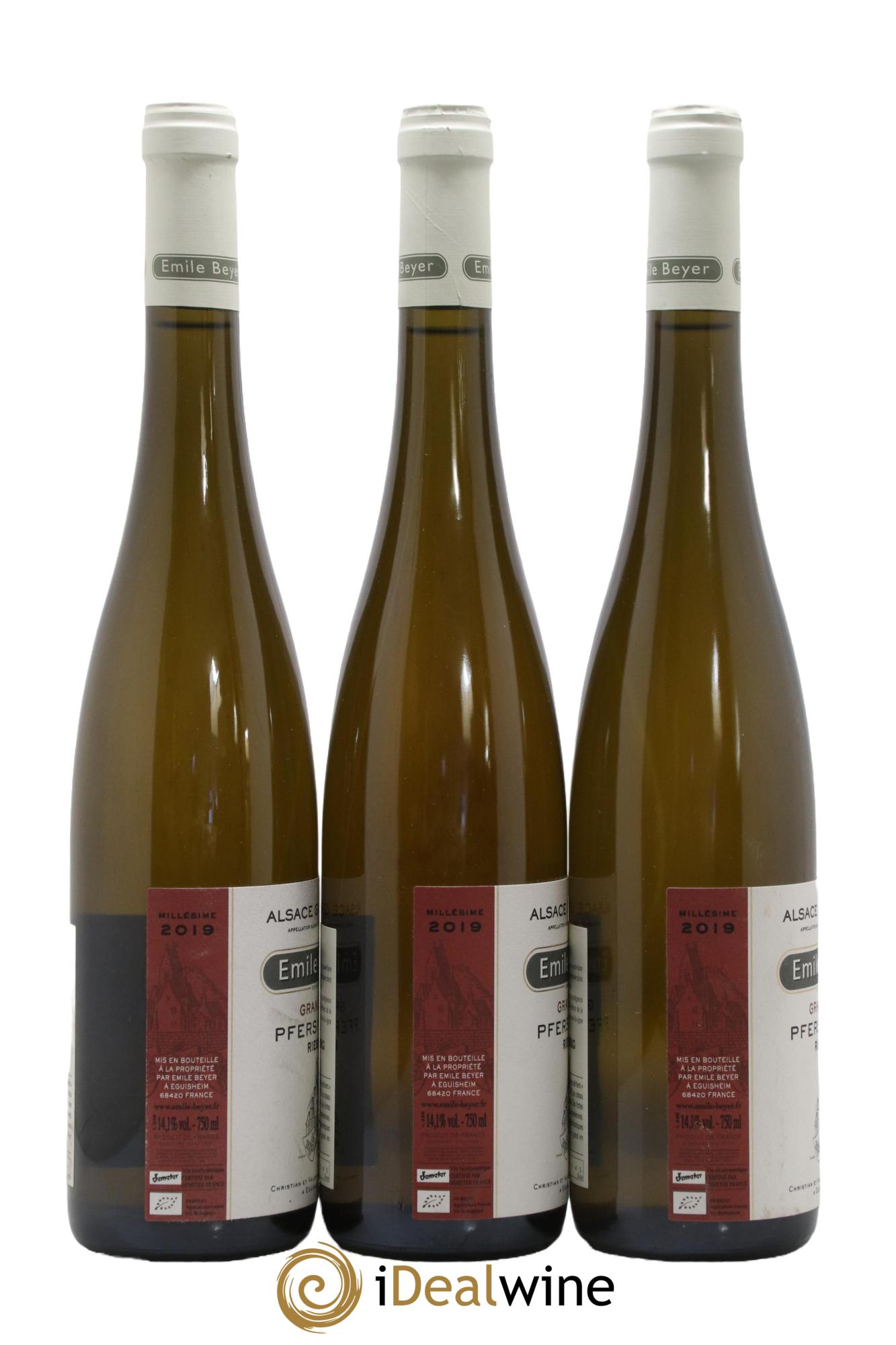 Riesling Grand Cru Pfersigberg  Emile Beyer 2019 - Lot de 3 bouteilles - 1