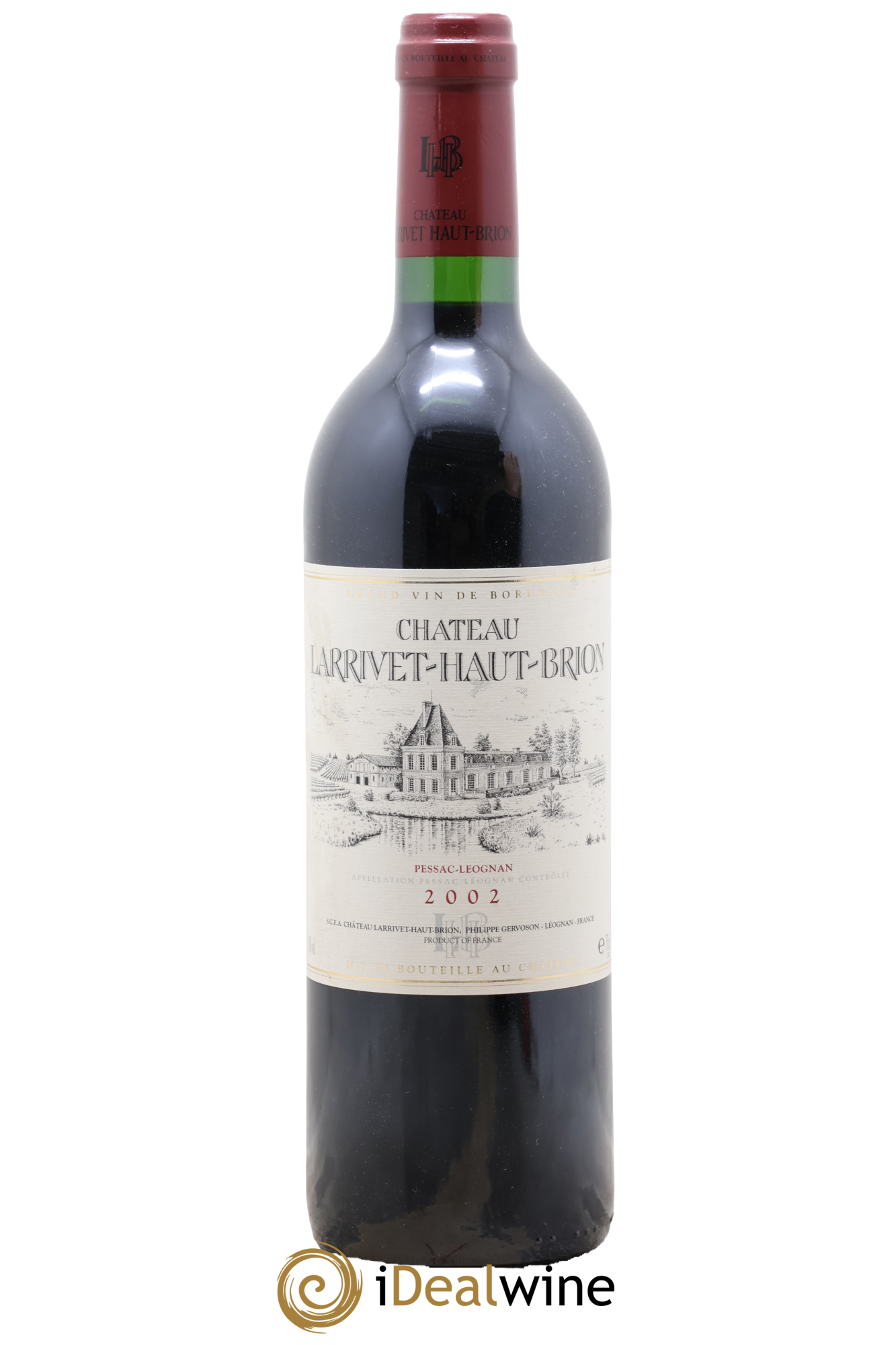 Château Larrivet Haut-Brion 2002 - Lote de 1 botella - 0