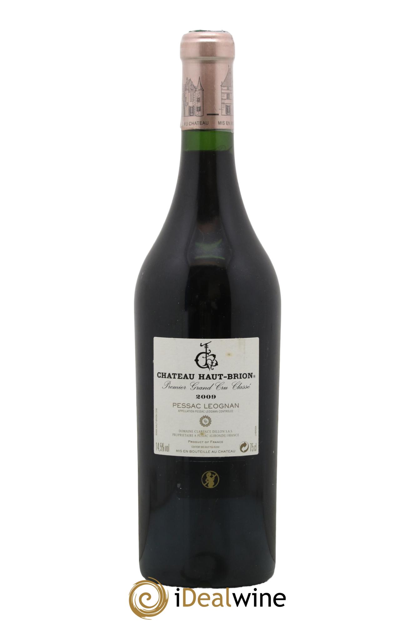 Château Haut Brion 1er Grand Cru Classé 2009 - Lot of 1 bottle - 1