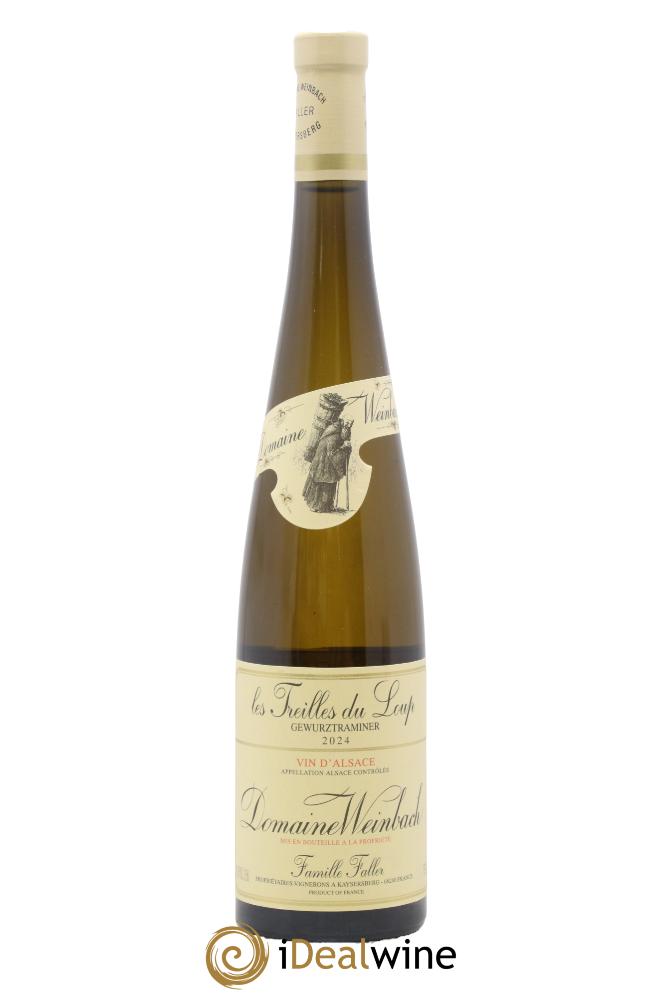 Alsace Gewurtztraminer Les Treilles du Loup Weinbach (Domaine) 2024 - Lot de 1 bouteille - 0