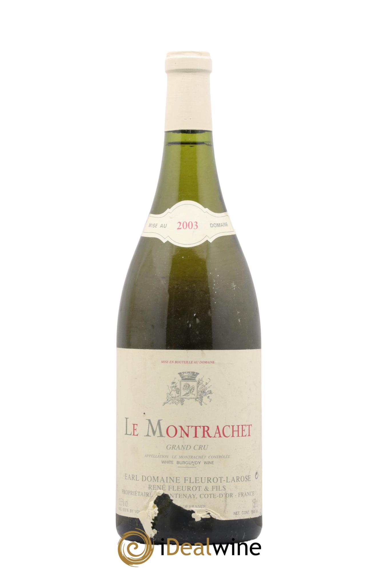 Montrachet Grand Cru Fleurot-Larose 2003 - Lot de 1 magnum - 0