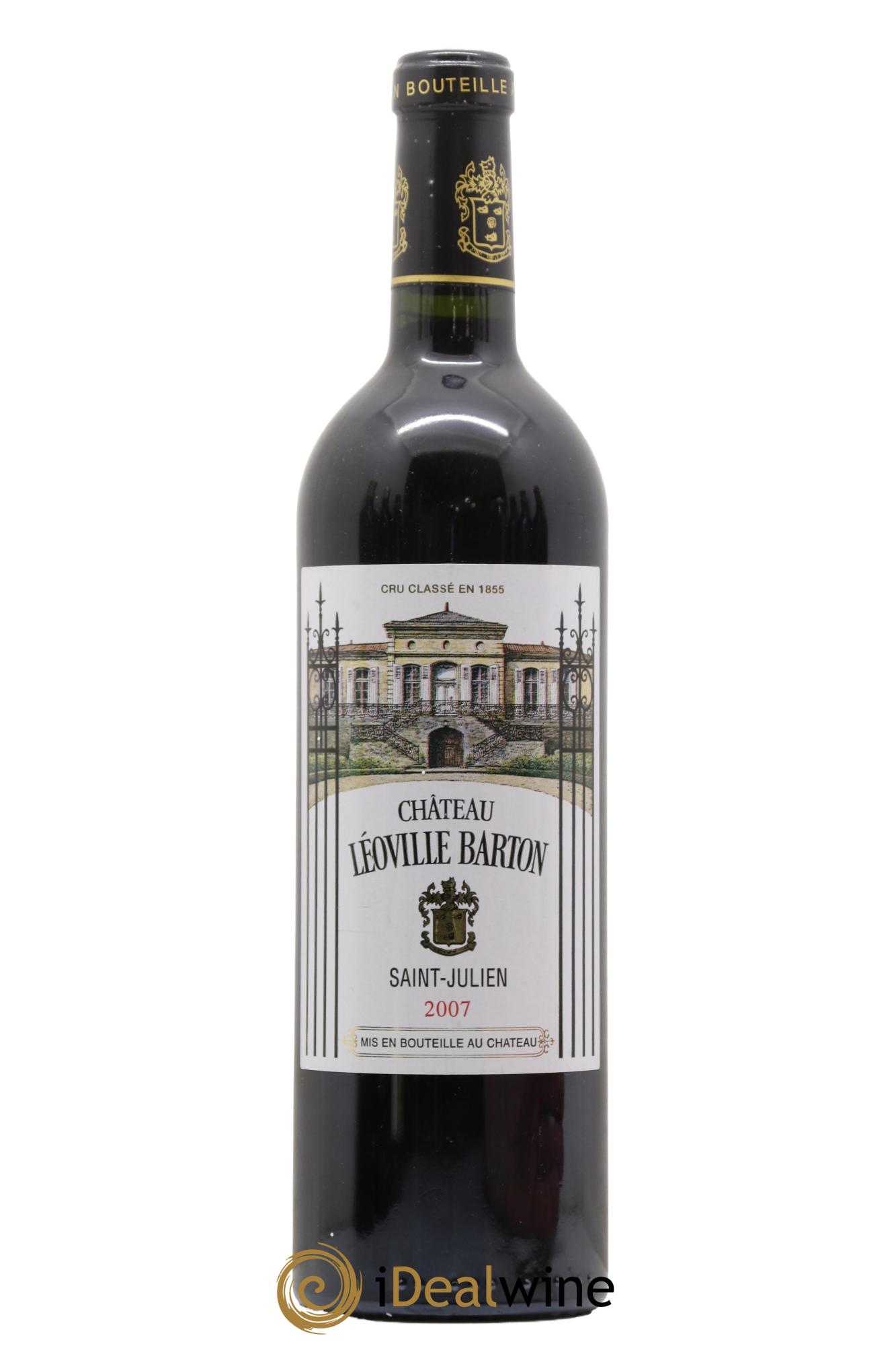 Château Léoville Barton 2ème Grand Cru Classé 2007 - Lot de 1 bouteille - 0