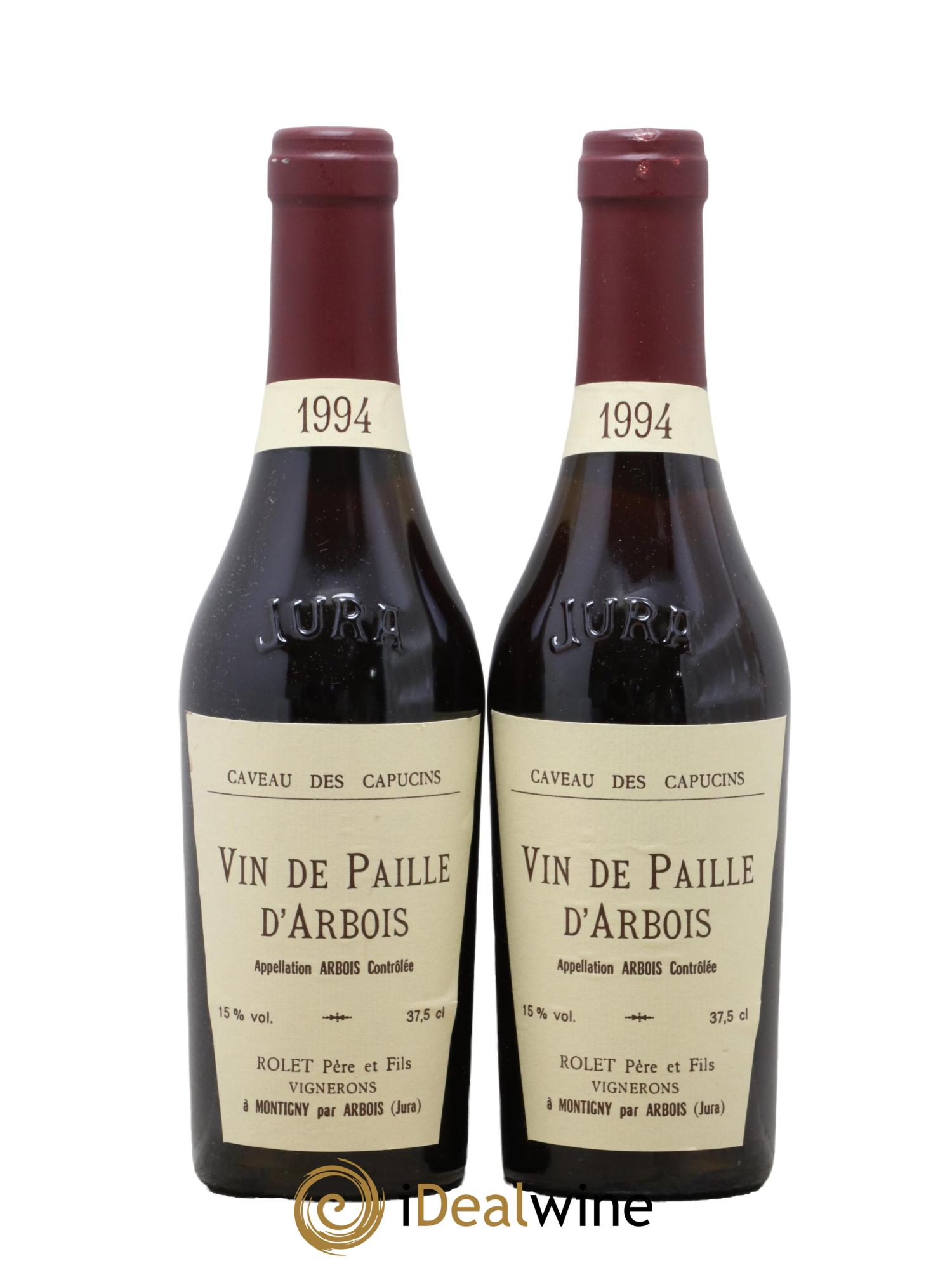 Arbois Vin de Paille Rolet Père et Fils 1994 - Posten von 2 Demi-Flaschen - 0
